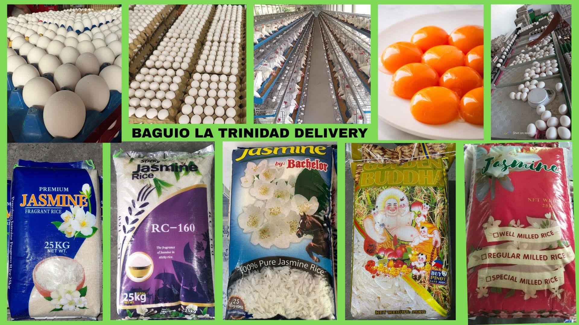 Standford Rice Delivery Baguio city La Trinidad Facebook ad: RICE AND EGG FREE DELIVERY