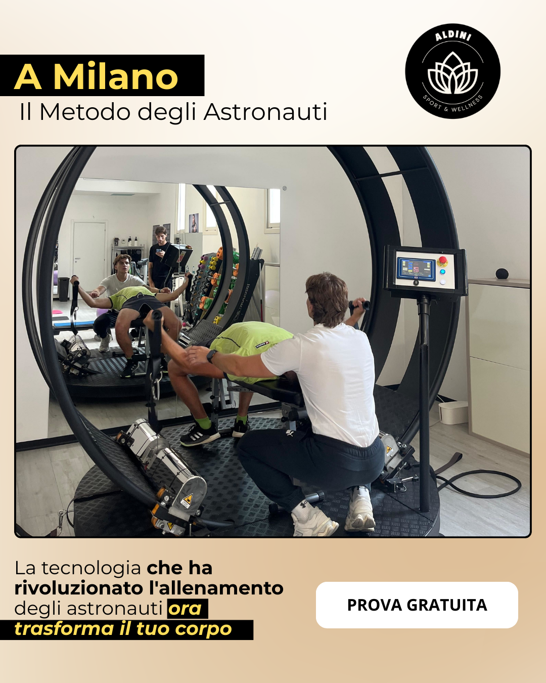 Aldini Sport & Wellness Facebook ad
