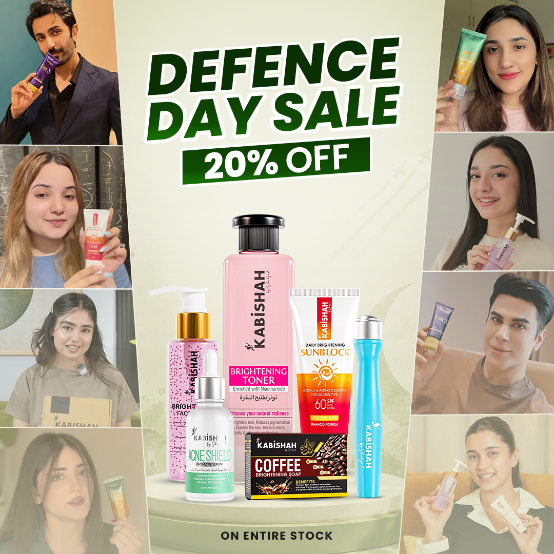 Kabishah Facebook ad: Clear, Healthy Looking Skin