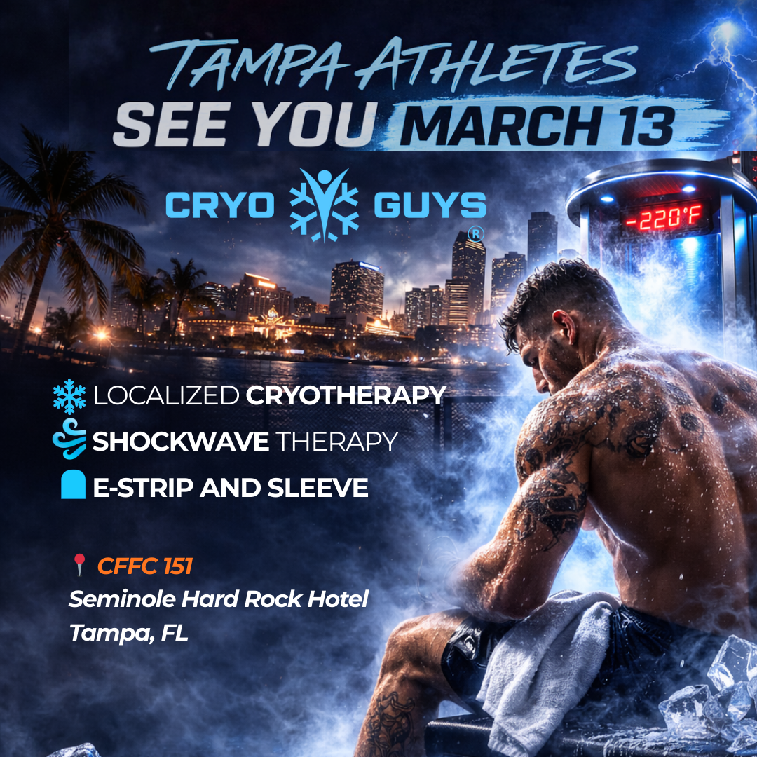 CRYO GUYS Facebook ad: Heading to the tournament at Seminole Hard Rock…