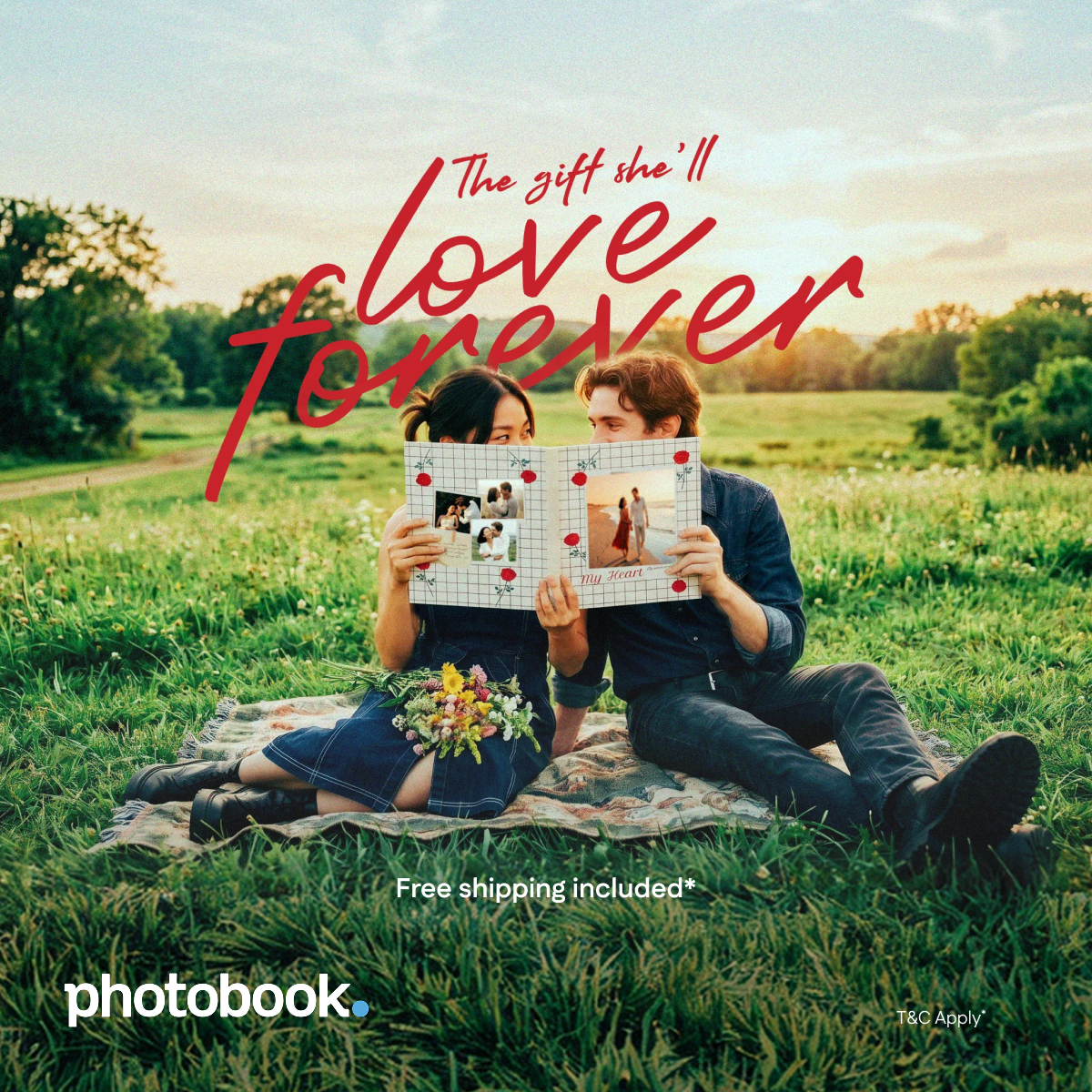 Photobook Asia Facebook ad: Some memories are too good to stay on a screen. Print…