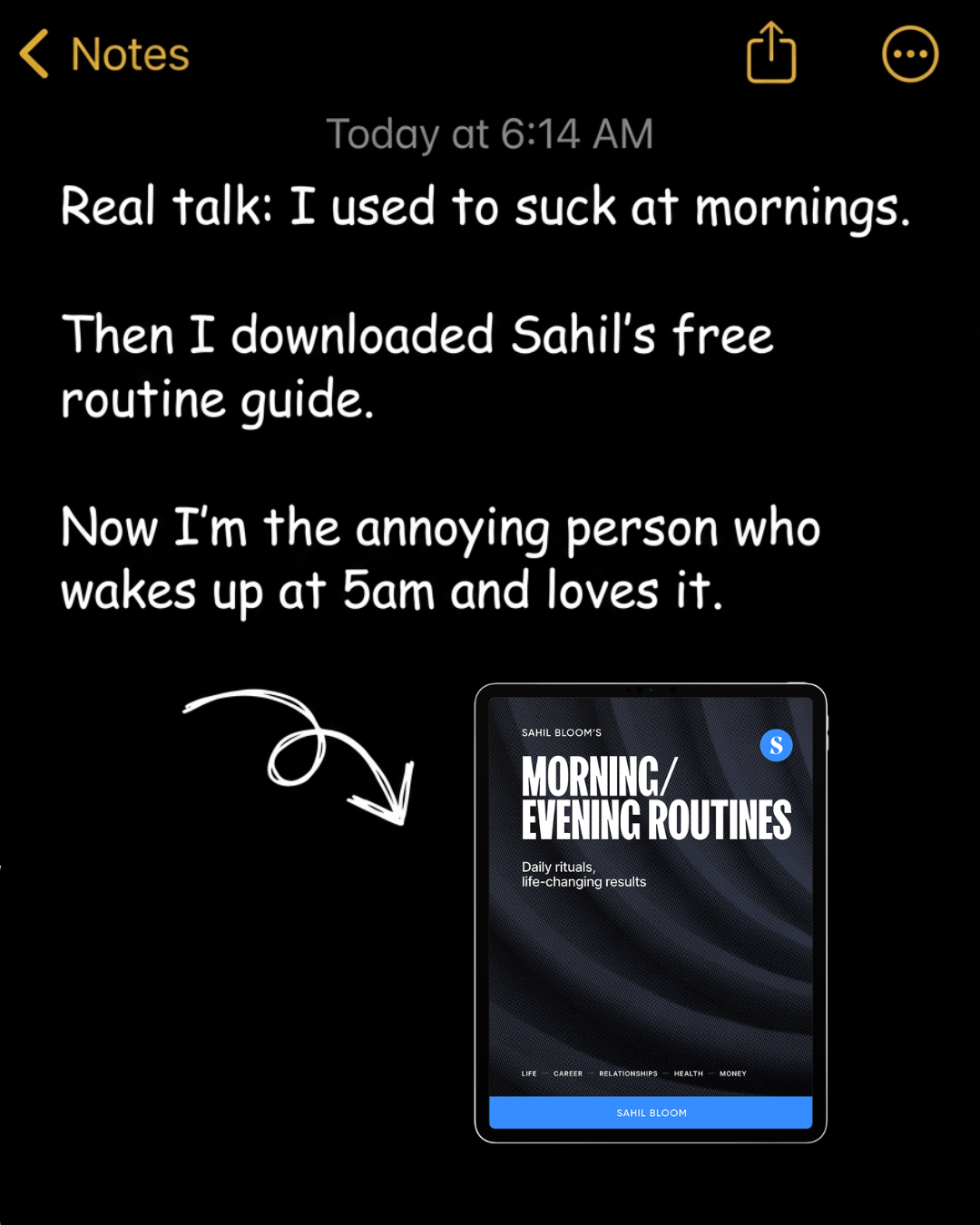 Sahil Bloom Facebook ad