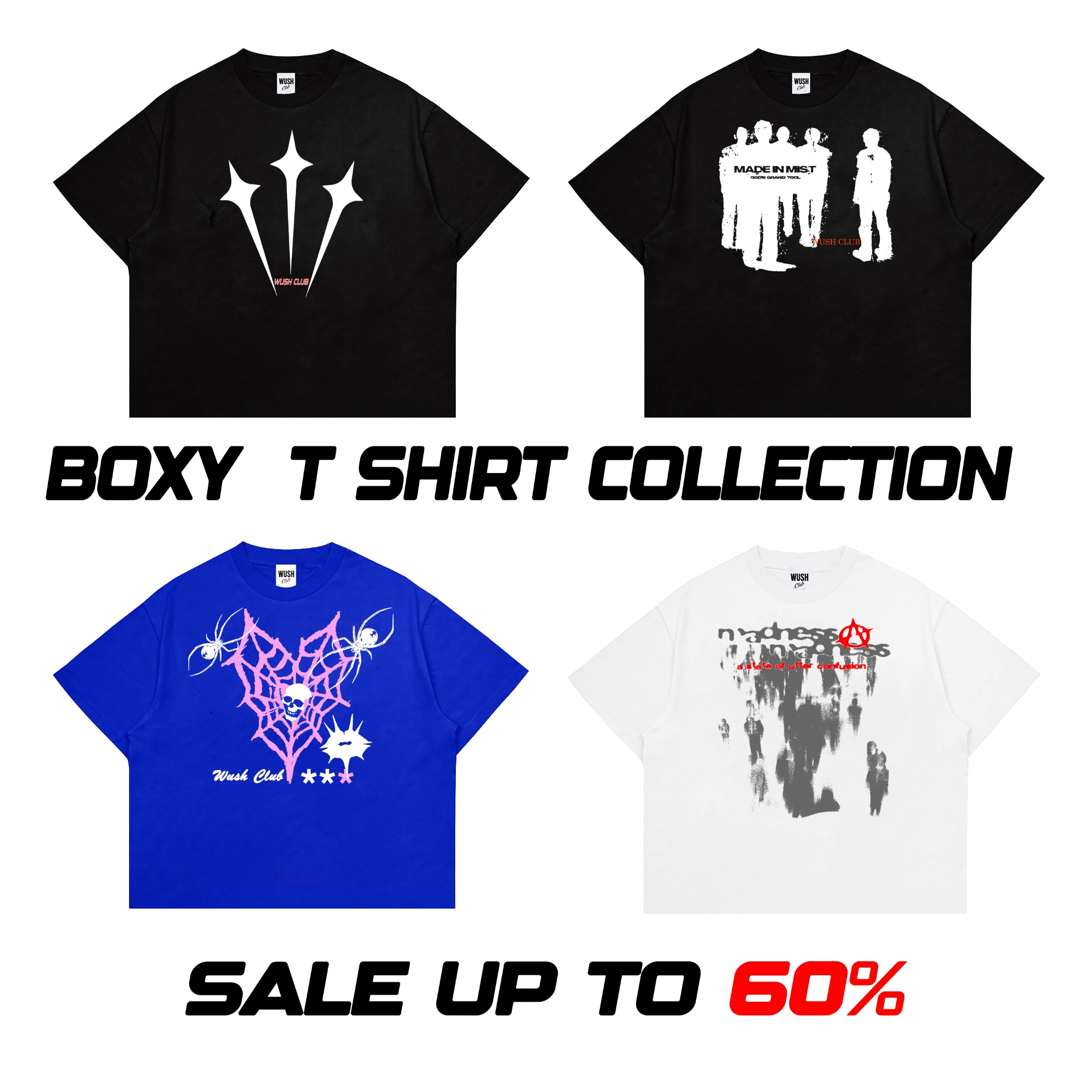 Wush club clothing Facebook ad