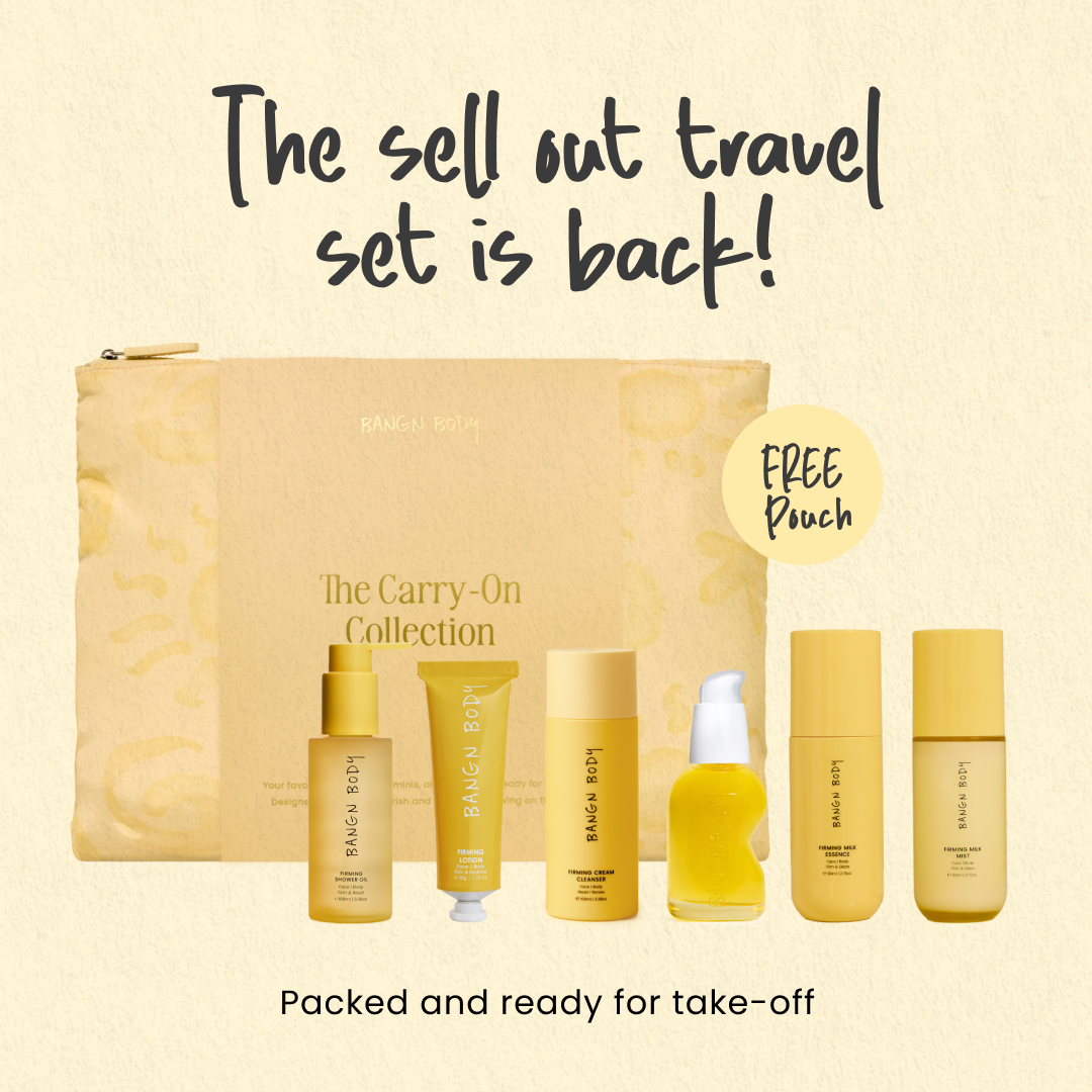Bangn Body Facebook ad: Restocked: Carry On Collection
