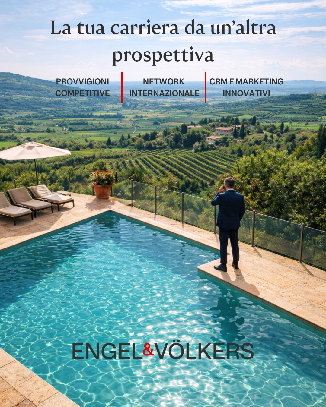 Engel & Völkers Verona City Facebook ad: Diventa agente immobiliare per Engel & Völkers Verona