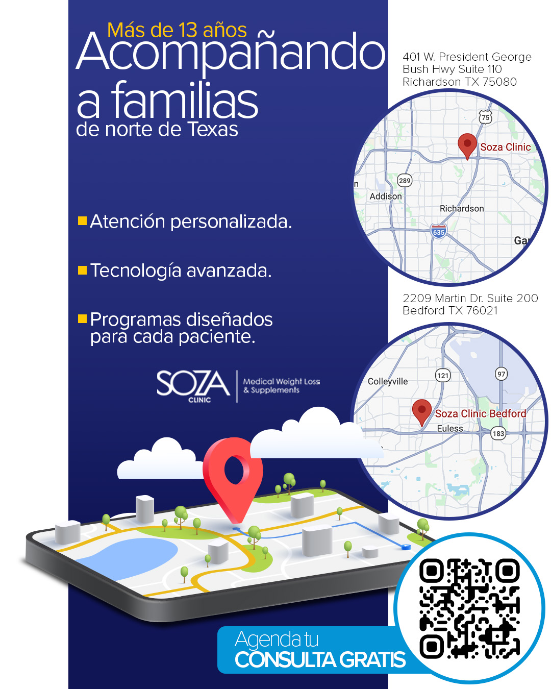 Soza Clinic- Texas Facebook ad