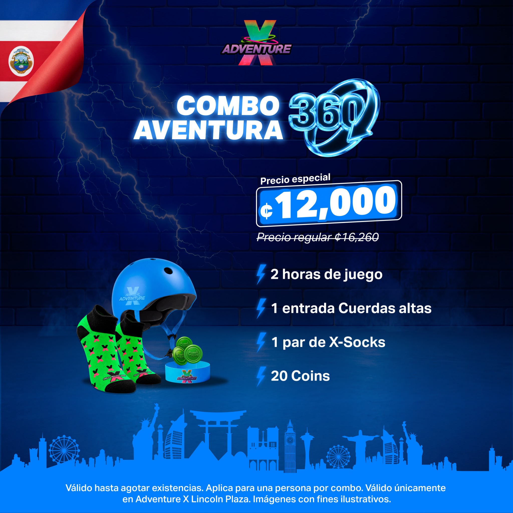 Adventure X Costa Rica Facebook ad