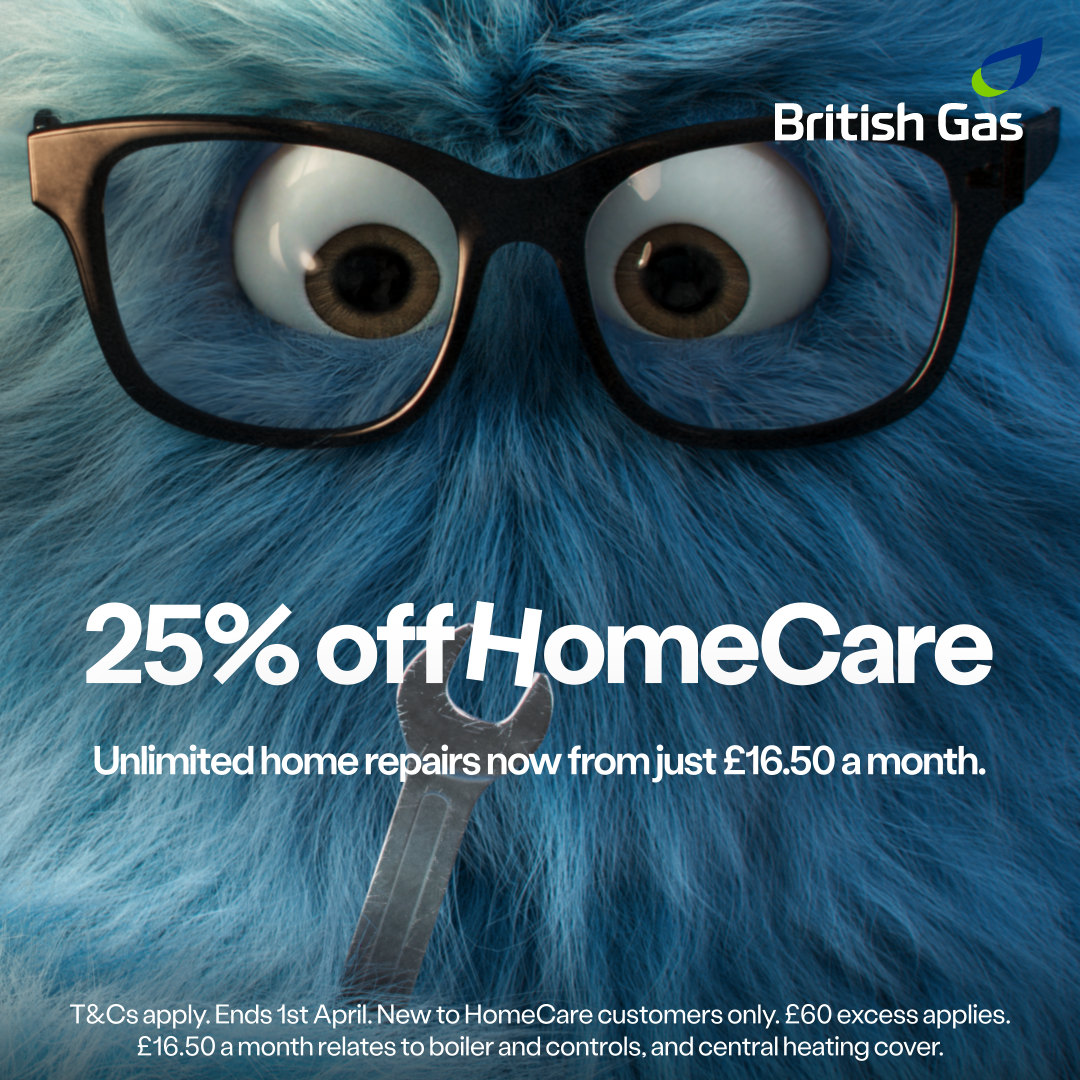 British Gas Facebook ad