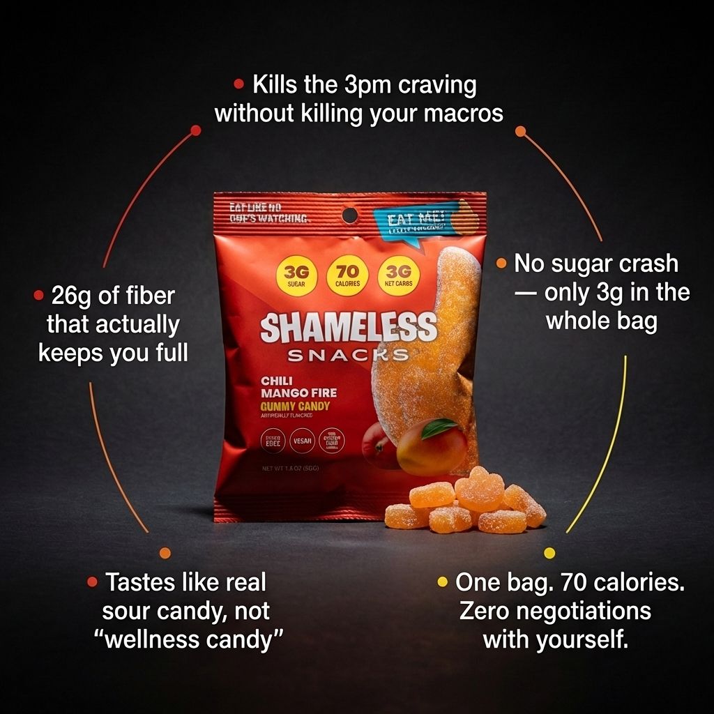 Shameless Snacks Facebook ad