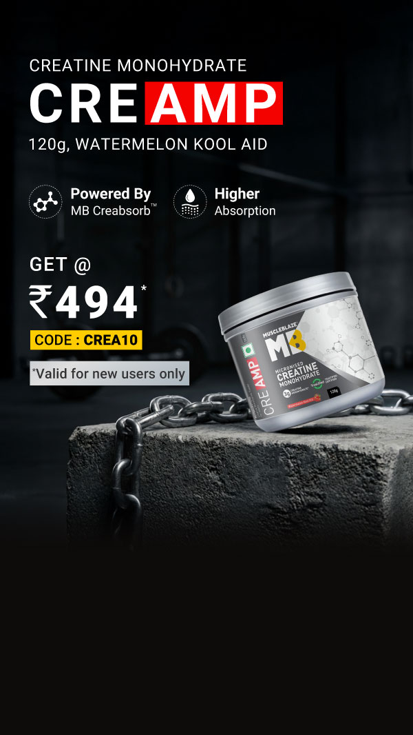 MuscleBlaze Facebook ad