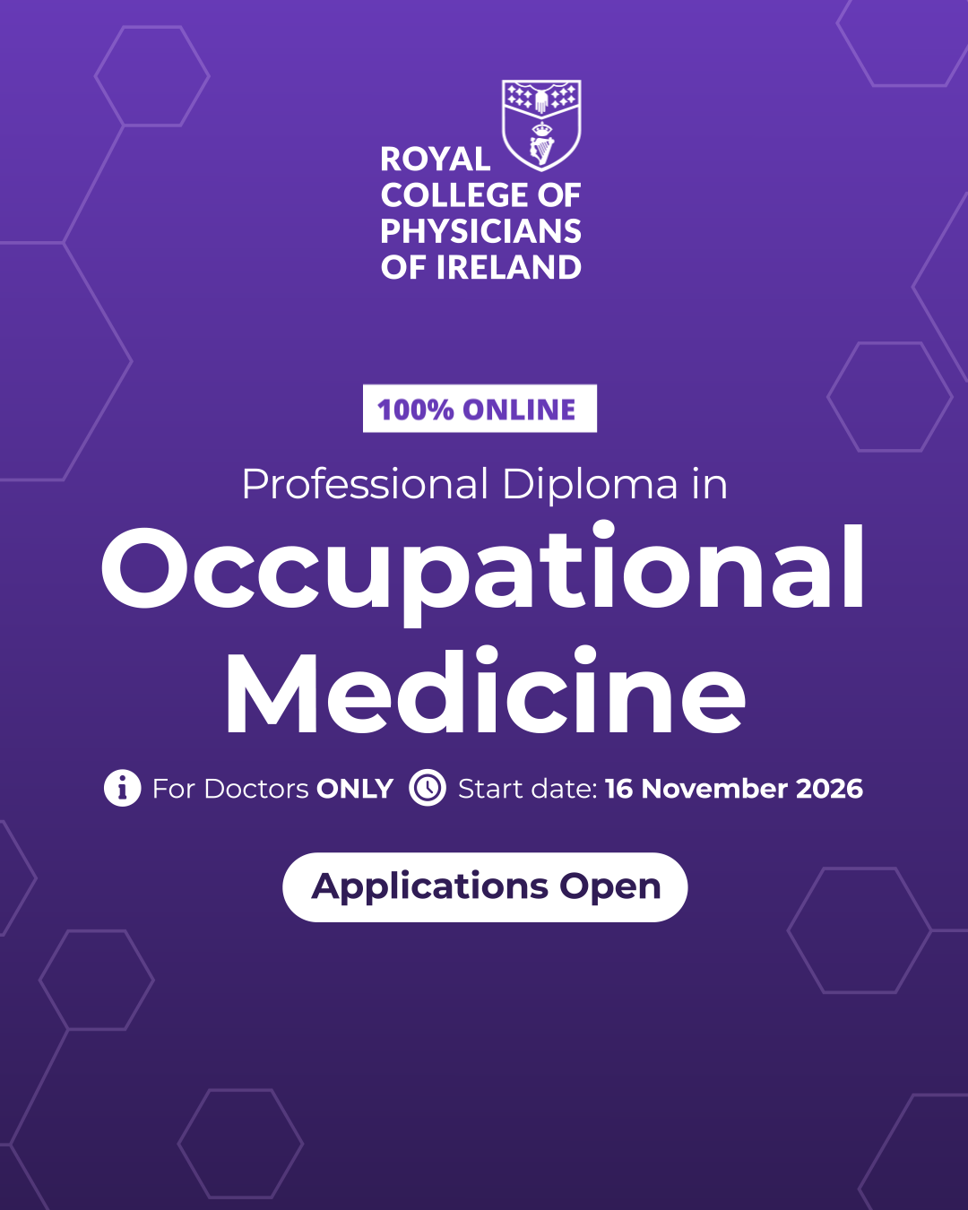 iheed Facebook ad: Study Occupational Medicine in Just 5 Hours Per Week