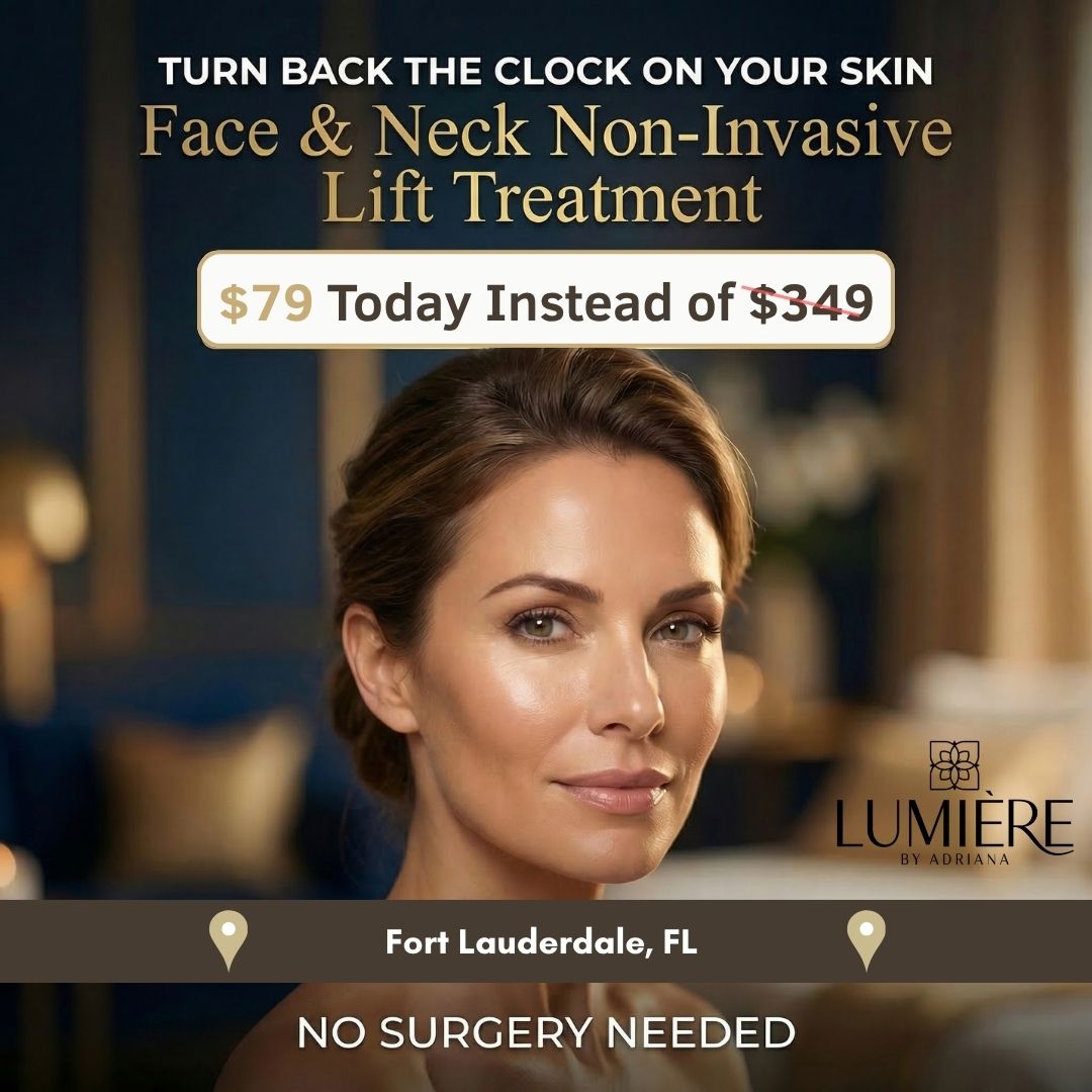 Forever Young Facebook ad: Fort Lauderdale’s $79 Face & Neck Lift