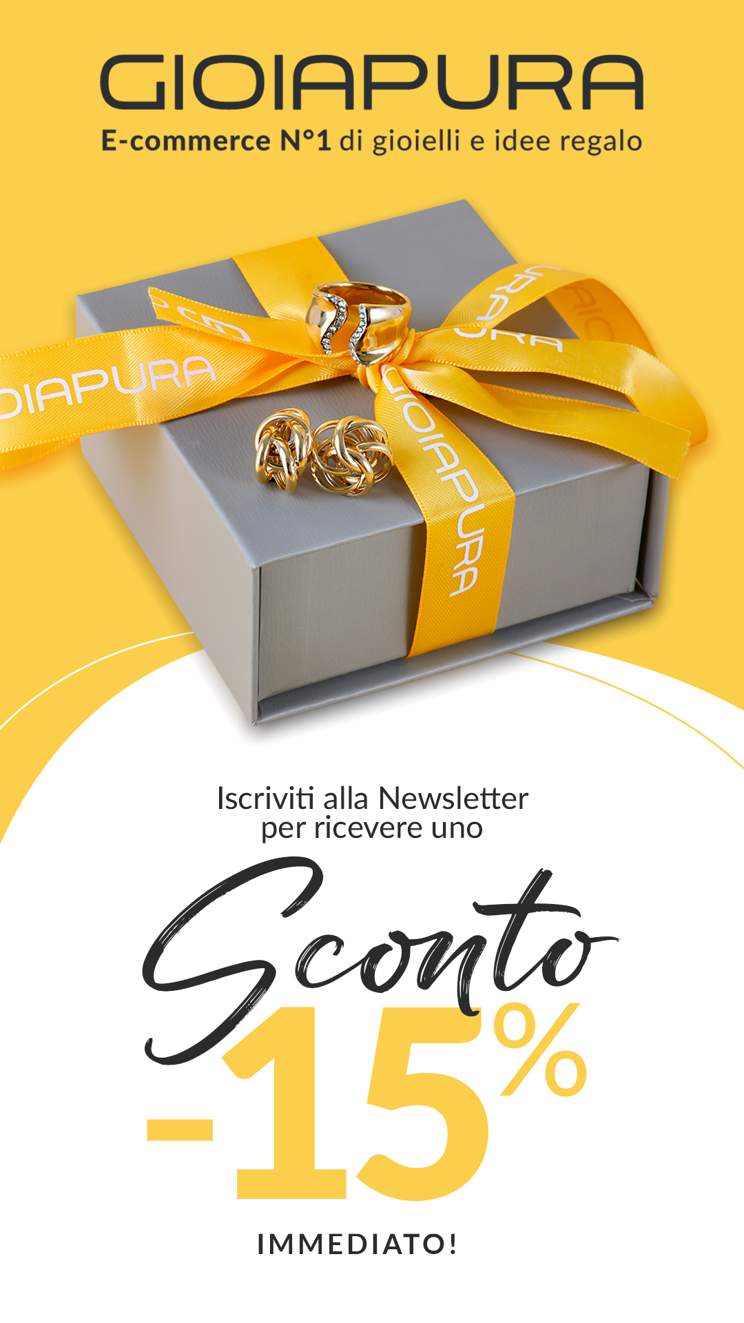 GIOIAPURA Facebook ad: Iscriviti alla newsletter GioiaPura