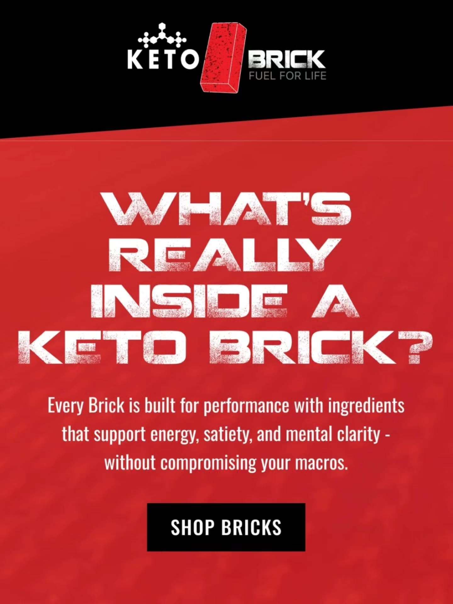 Keto Brick LLC Facebook ad
