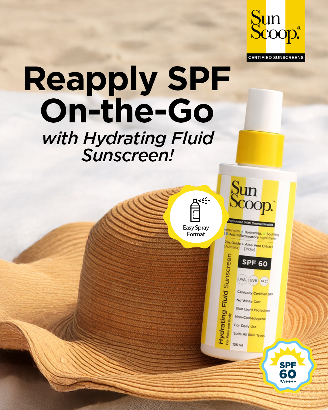 Sunscoop SPF Facebook ad