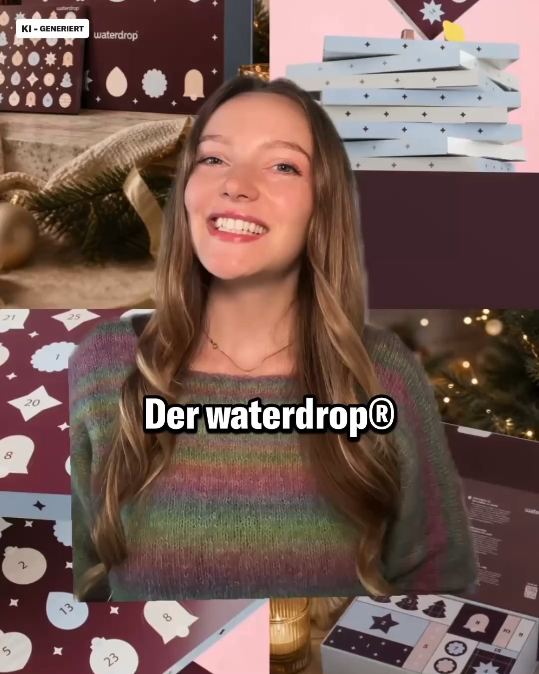 waterdrop Facebook ad: EXKLUSIVER VORVERKAUF