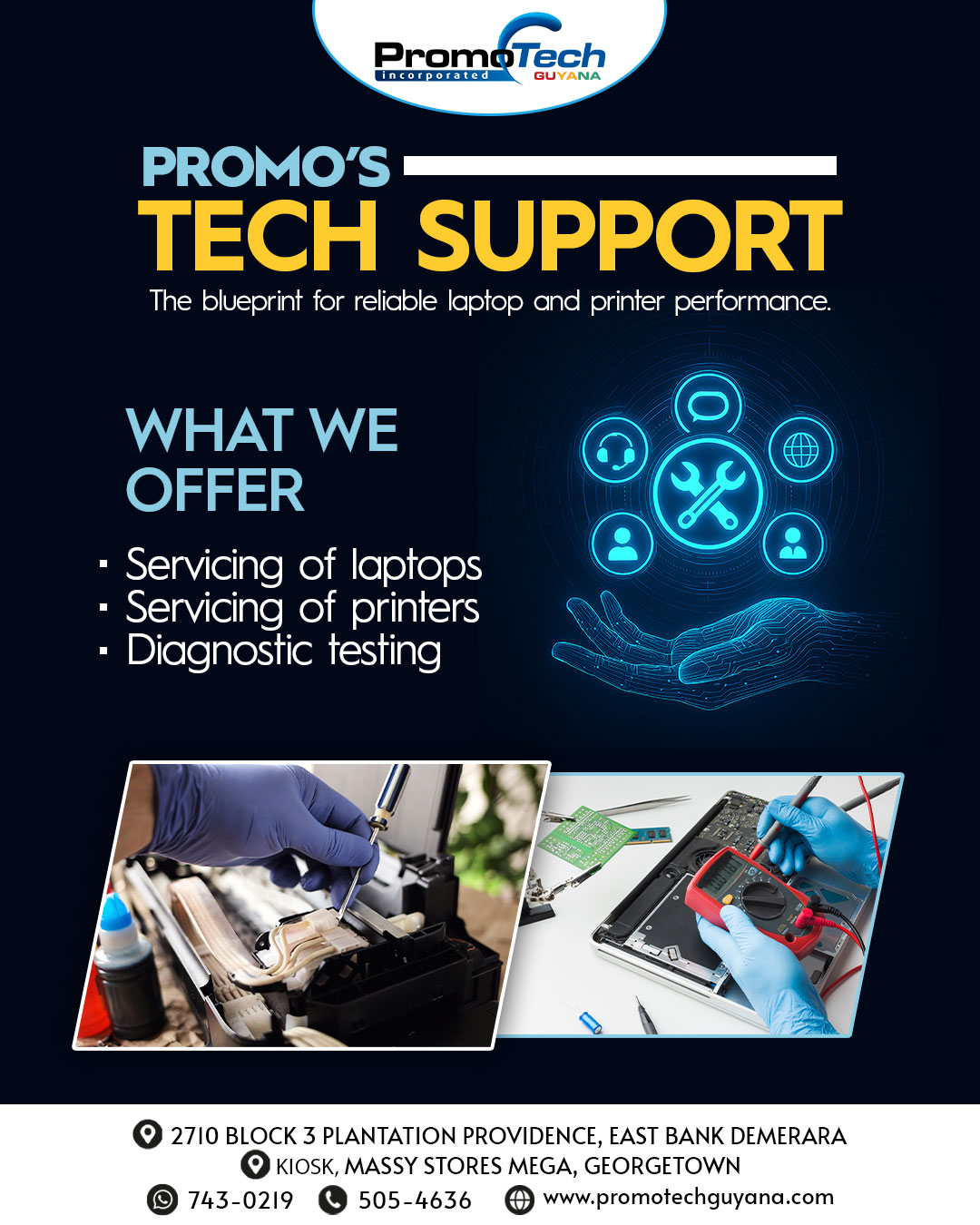 Promotech Inc- Guyana Facebook ad: Promotech Guyana | IT Solutions & Electronics Superstore