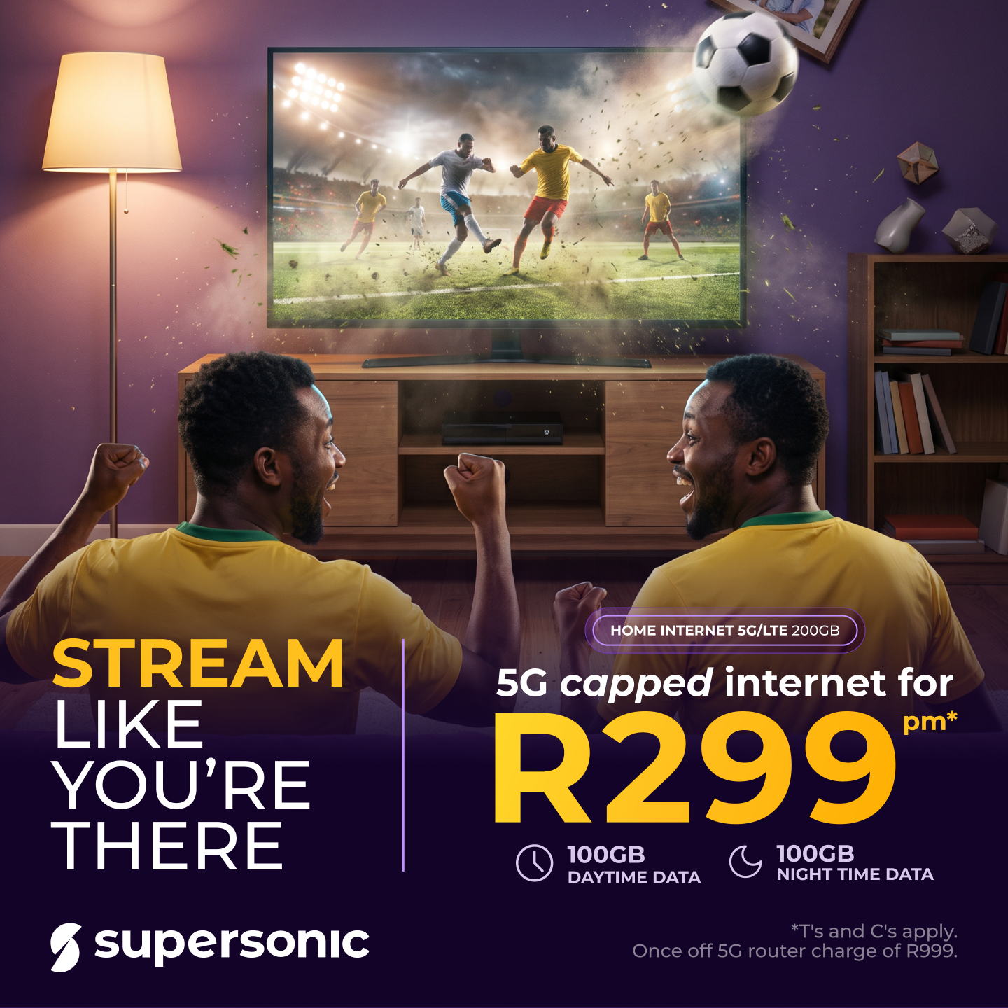 Supersonic Fibre Facebook ad