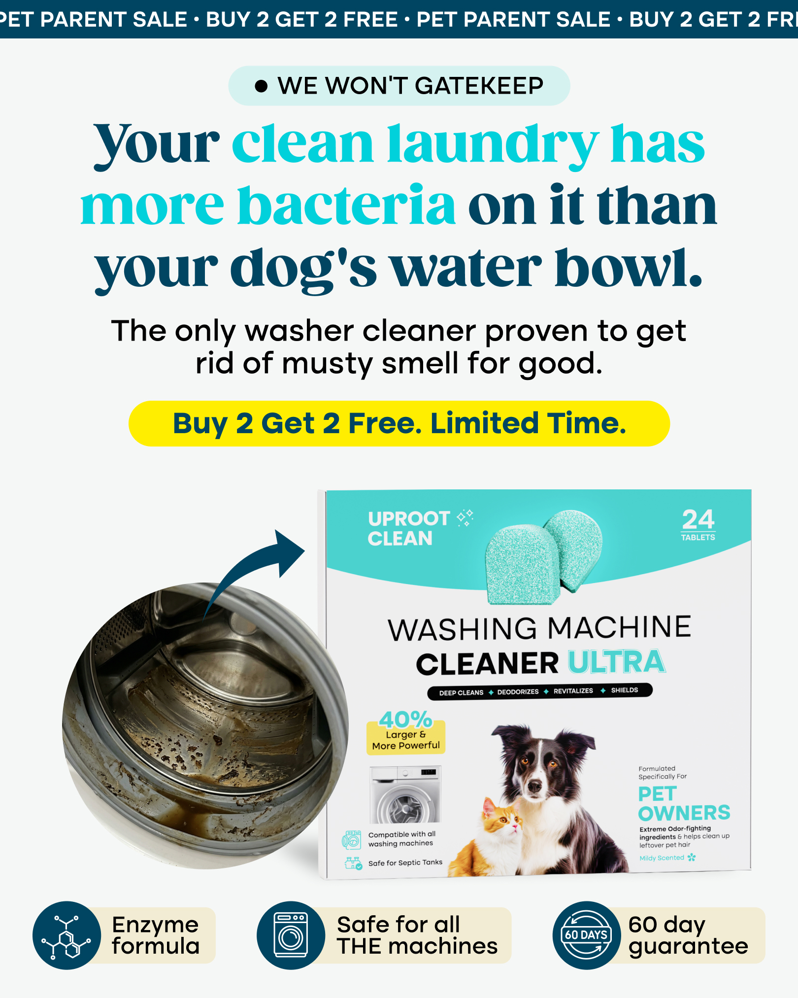 Uproot Clean Facebook ad
