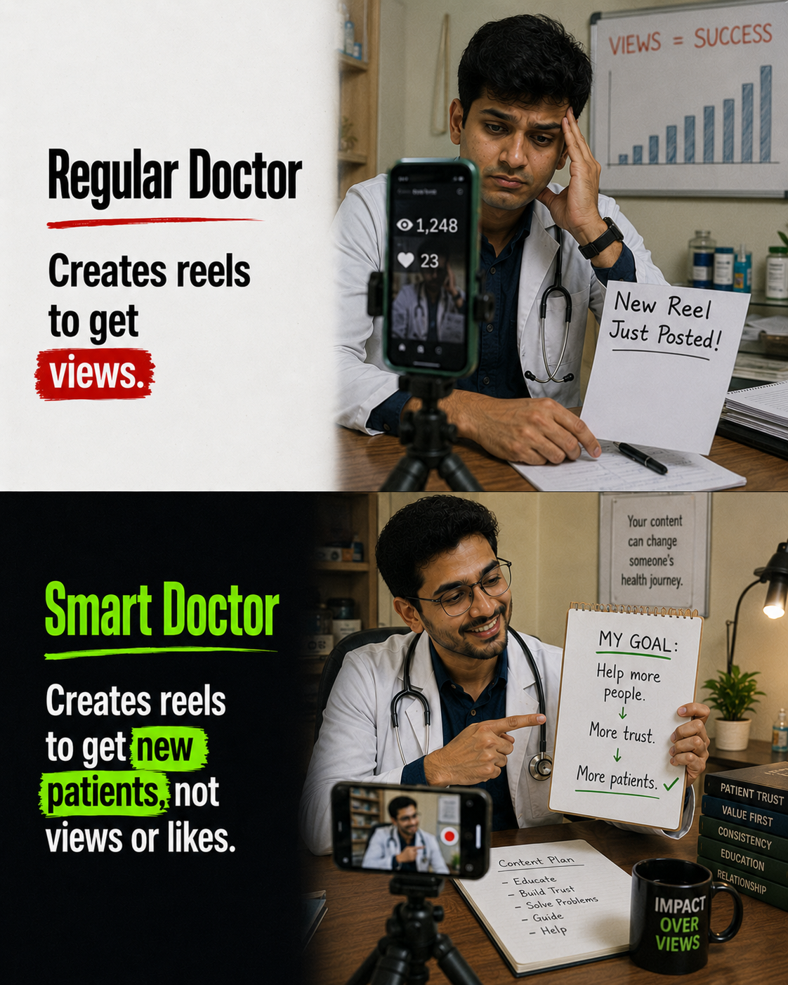 Hook Examples Facebook ad: You opened Clinic this morning and realised it…