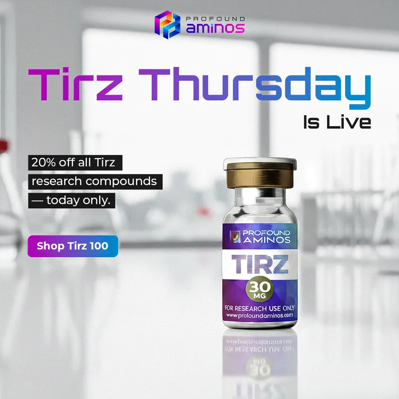 Profound Aminos Store Facebook ad