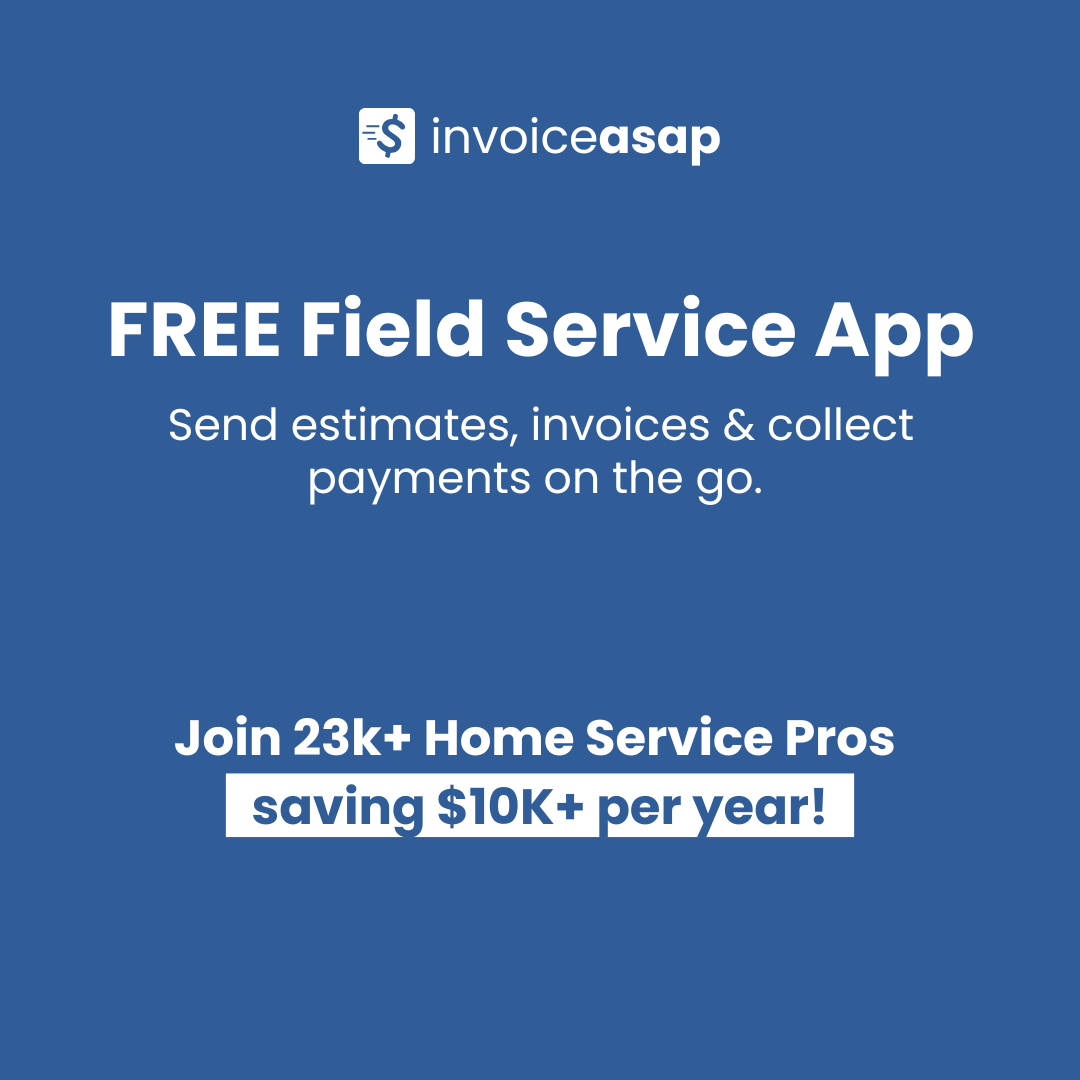 InvoiceASAP Facebook ad: Home Service Pros: Stop Paying $100-$300/Month For CRM…