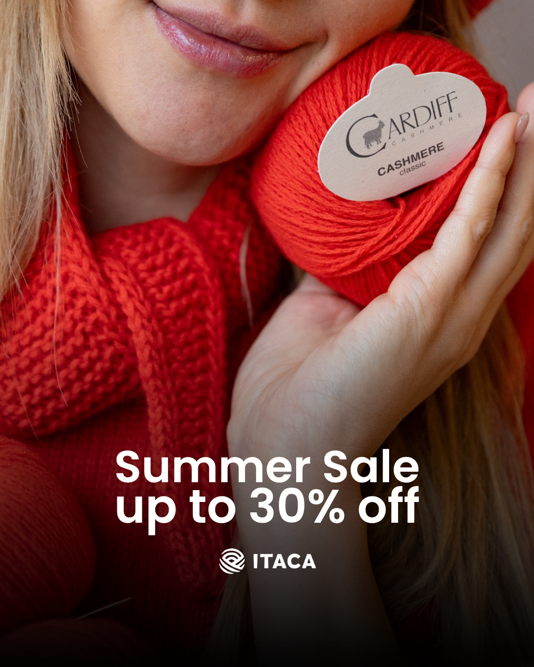 Itaca Yarns Facebook ad