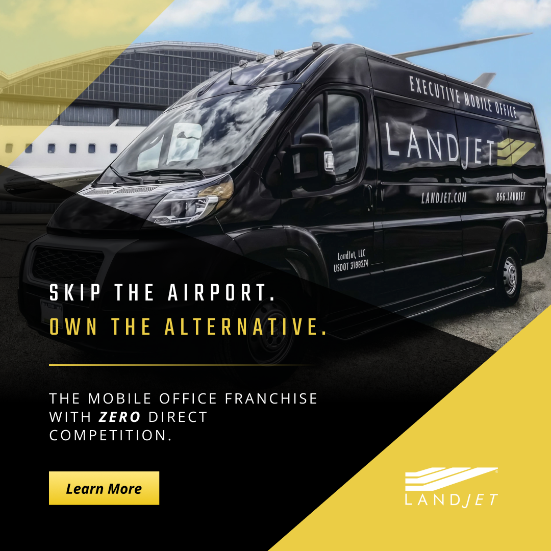 LandJet Facebook ad from Jul 24, 2026