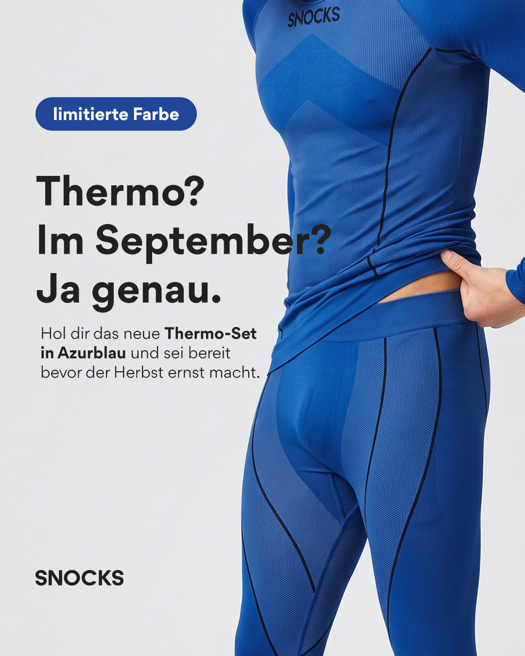 Snocks Facebook ad: Jetzt LIMITIERTES Thermo Set shoppen