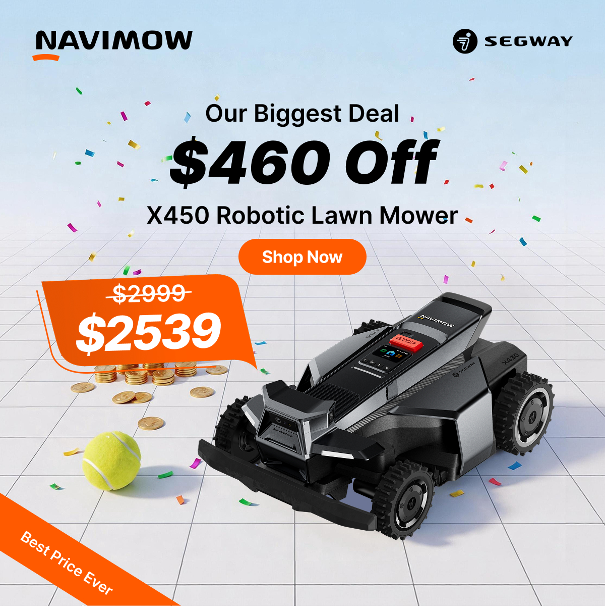 Segway Navimow Facebook ad from Jun 28, 2026