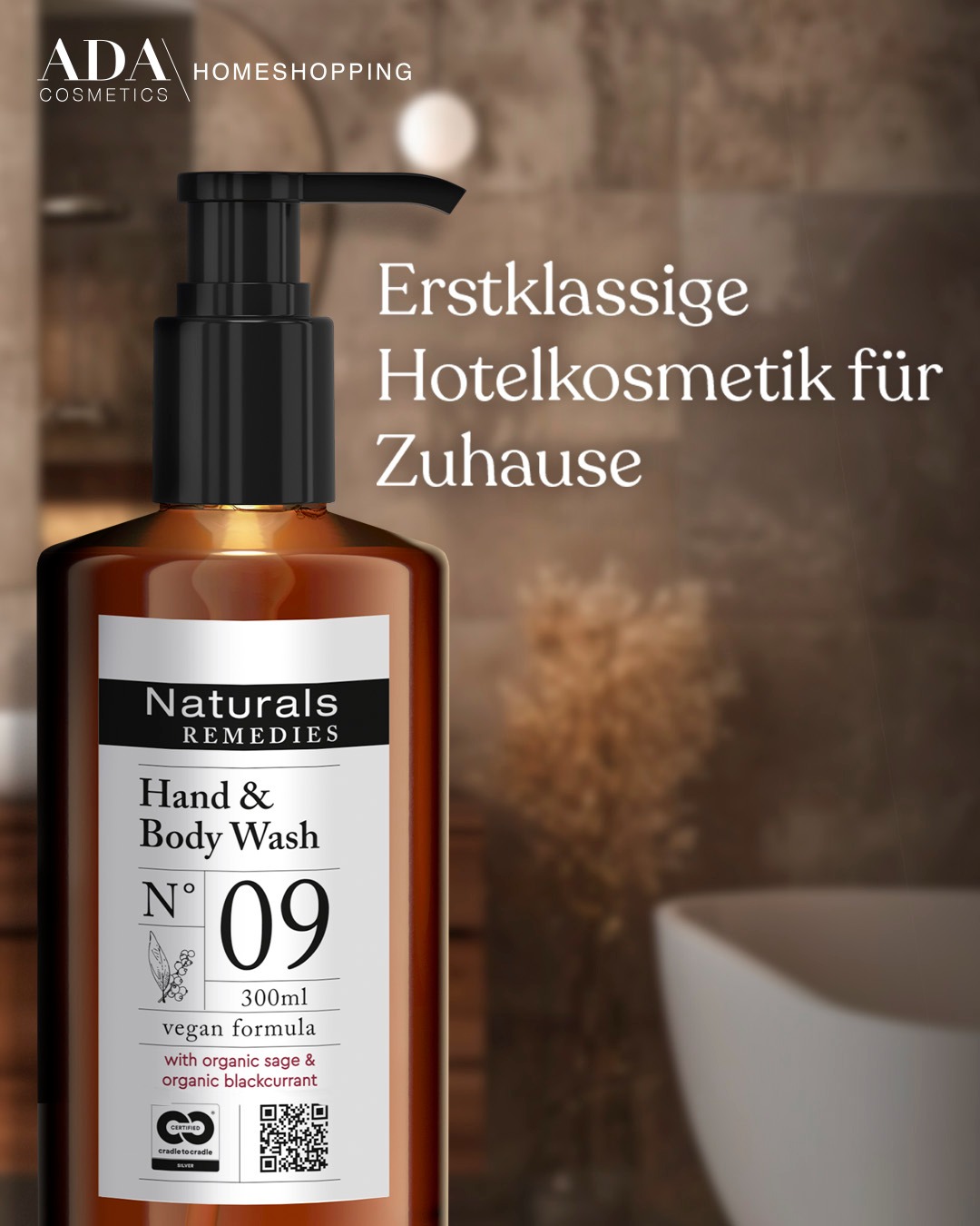 ADA Cosmetics International Facebook ad: Gönnen Sie sich ein 5-Sterne-Wellness-Erlebnis