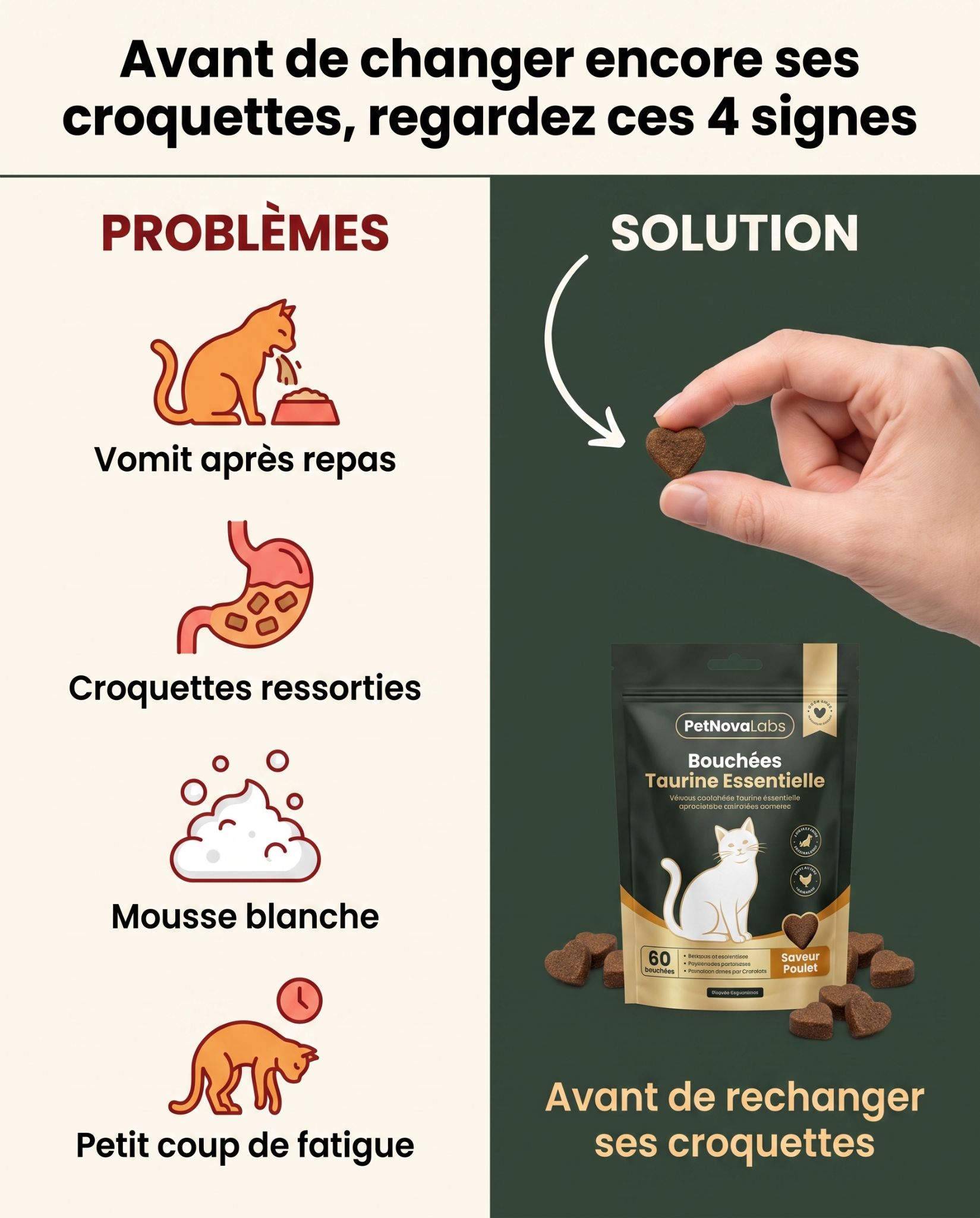 Sophie Martin Facebook ad: STOP: ne changez pas encore ses croquettes