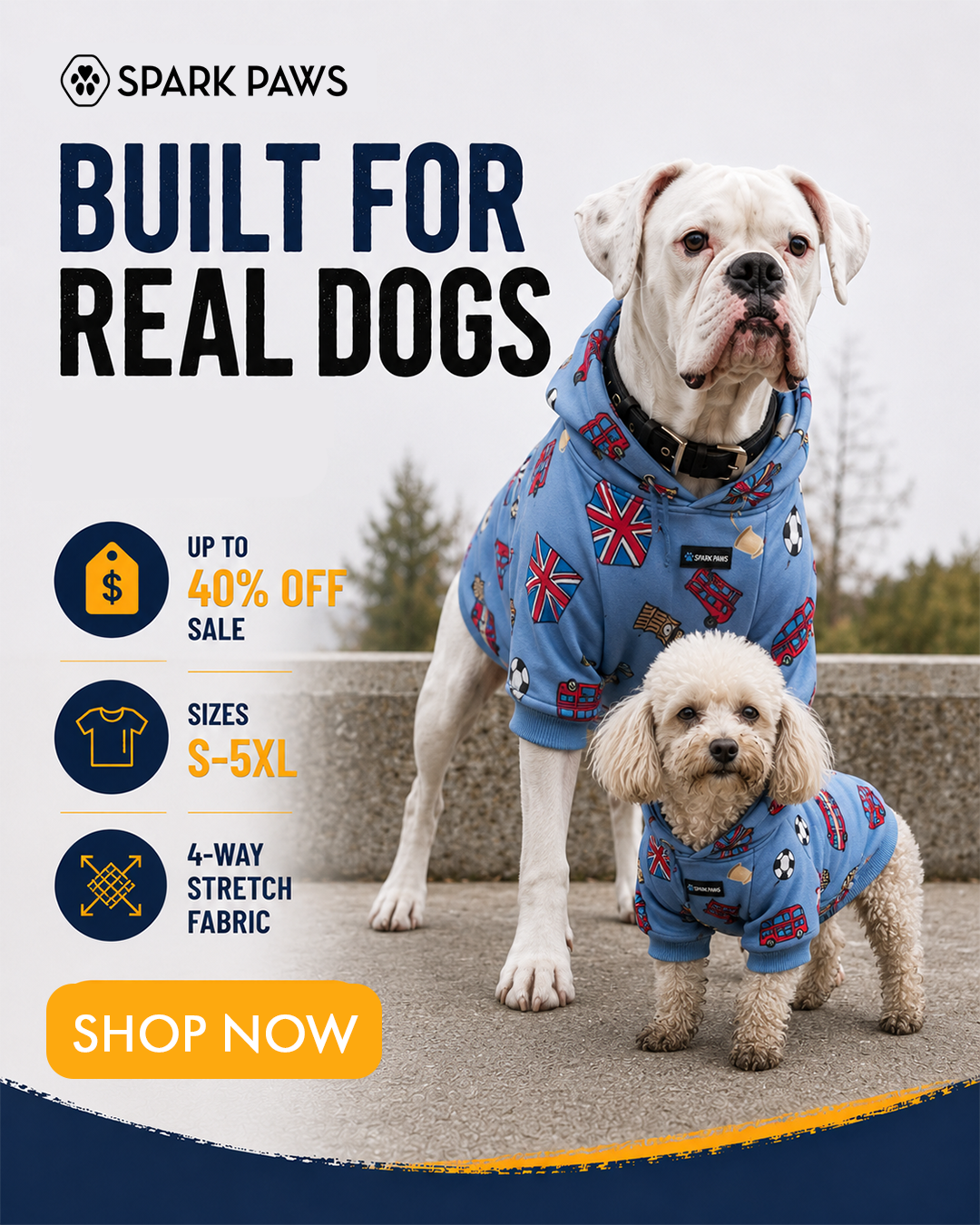 Spark Paws Facebook ad