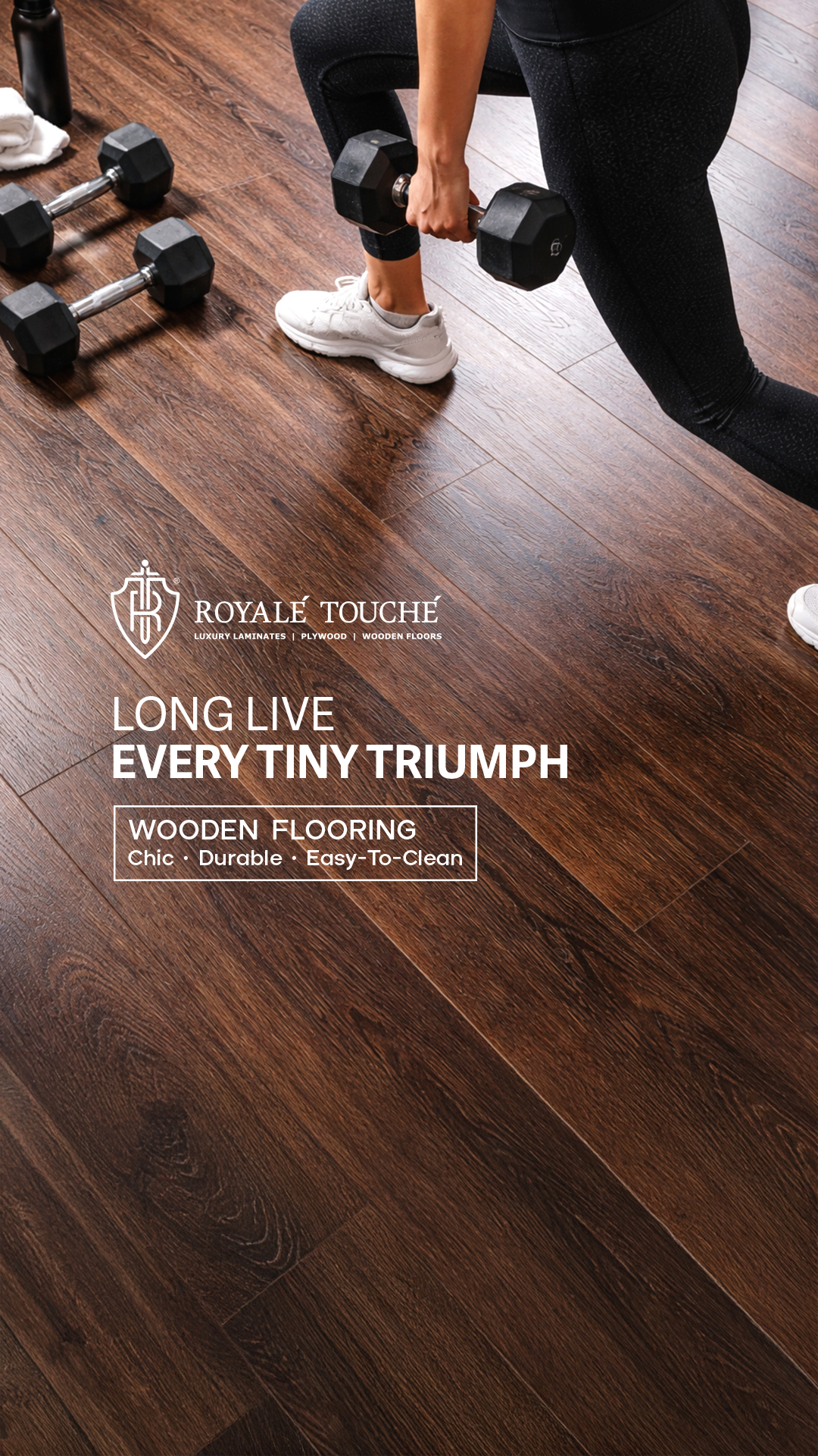 Royale Touche Facebook ad: Royale Touch Wooden Floor