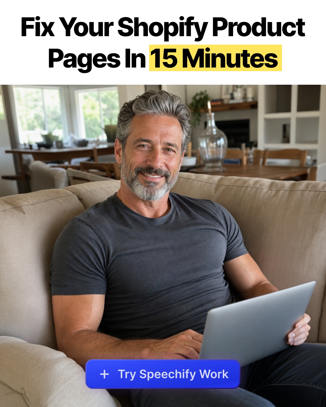 Speechify Work Facebook ad
