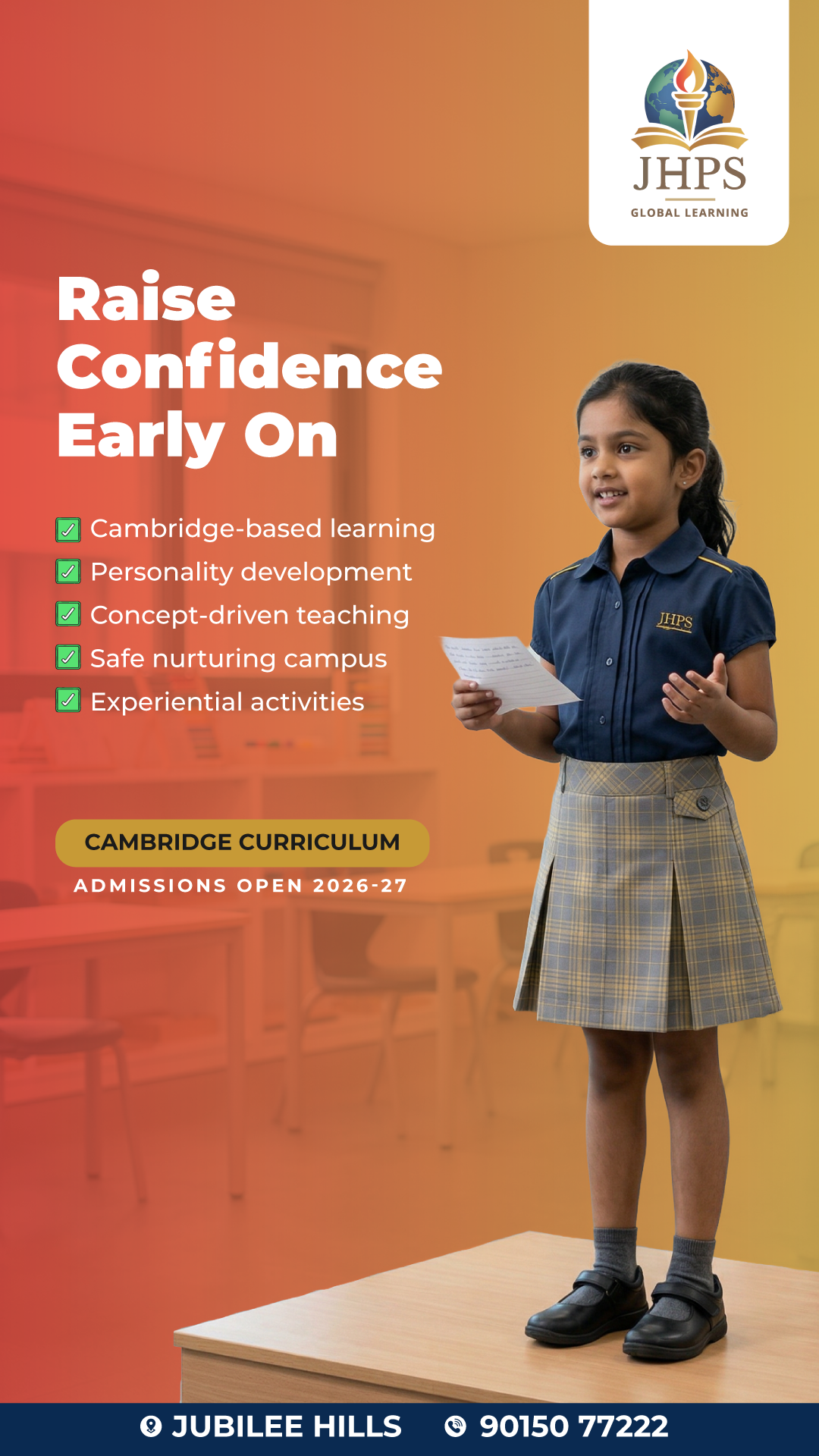 JHPS Global Learning Facebook ad: Discover JHPS Global Learning