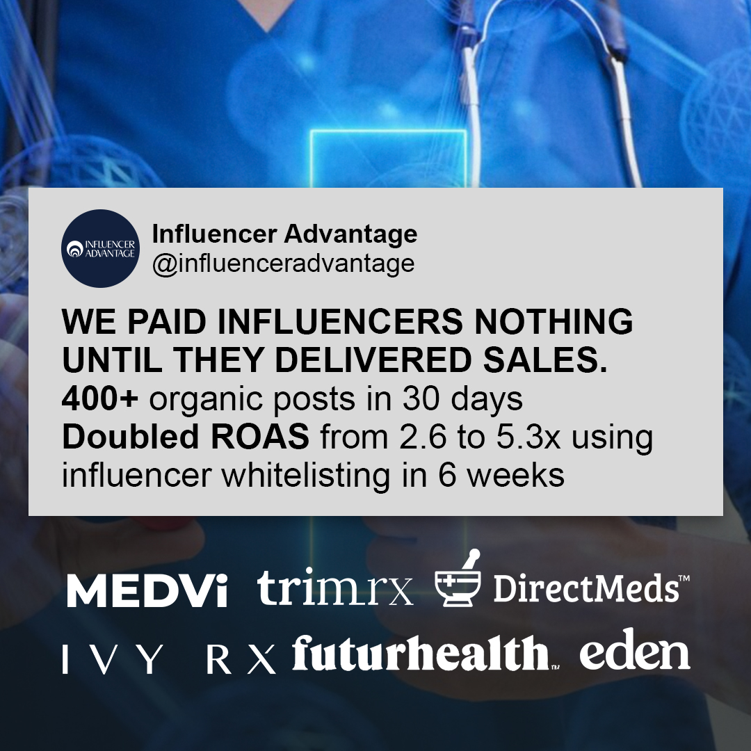 Influencer Advantage Facebook ad