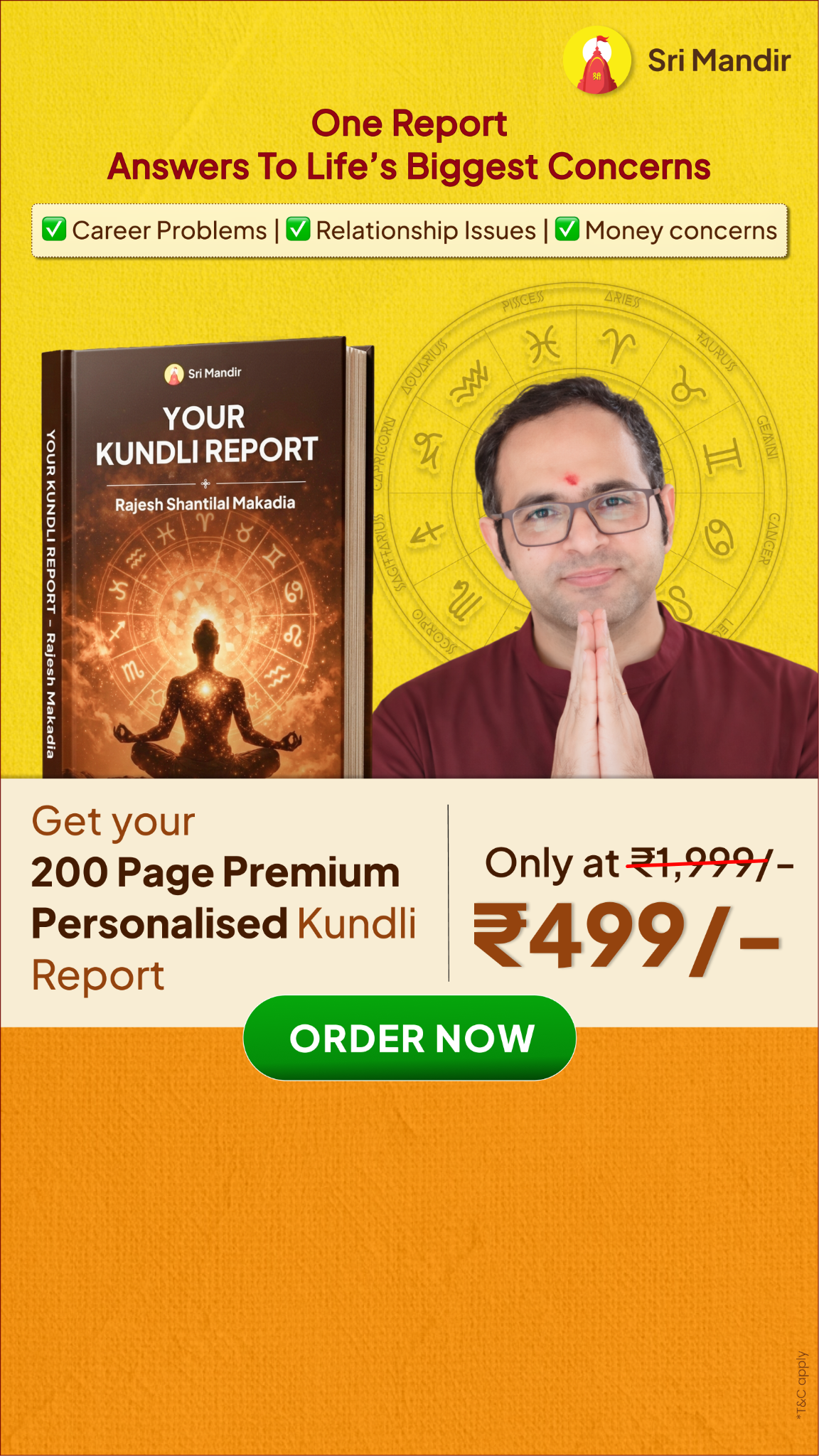 Kundli Guide by Sri Mandir Facebook ad