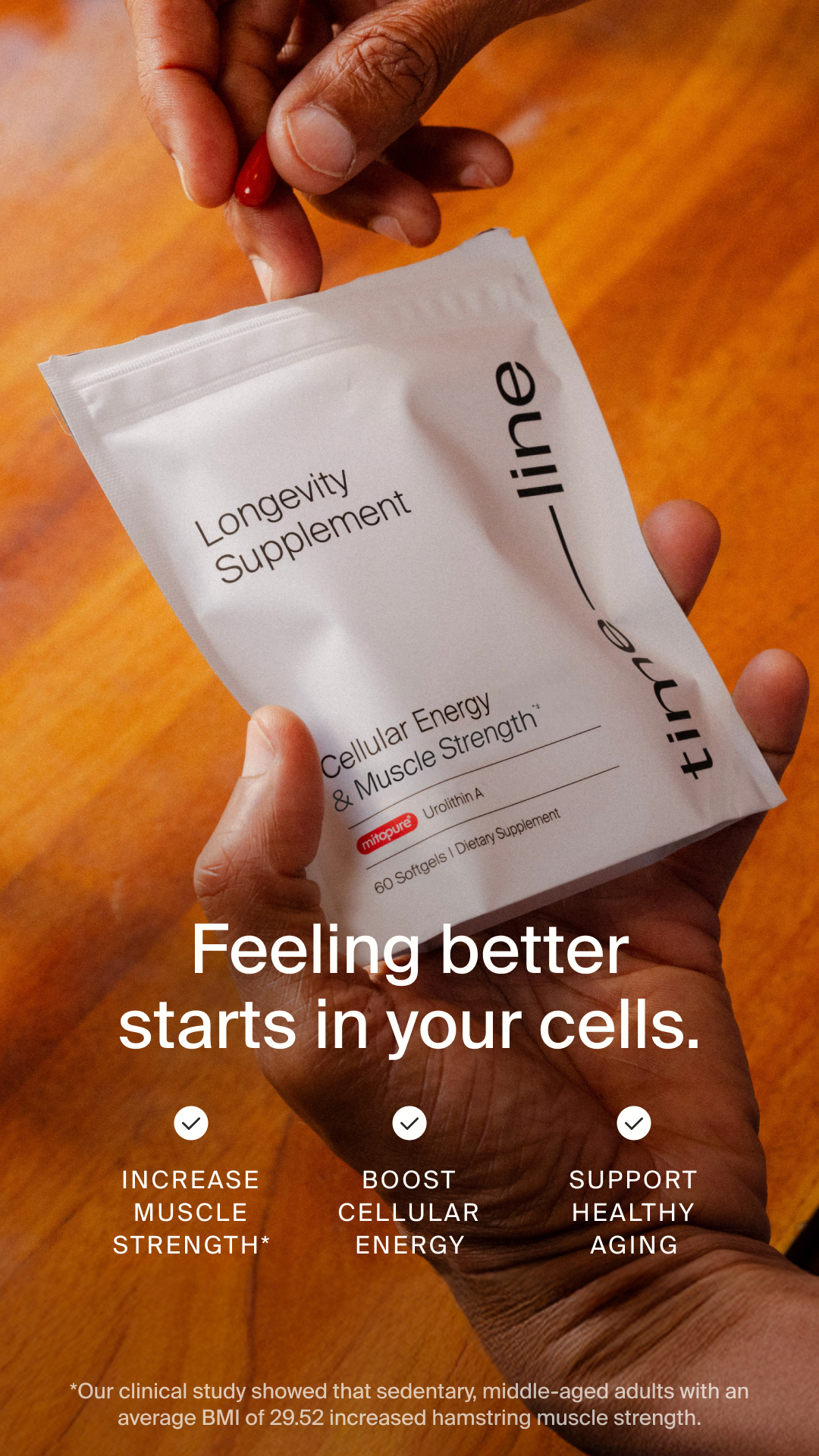 Timeline Longevity Facebook ad