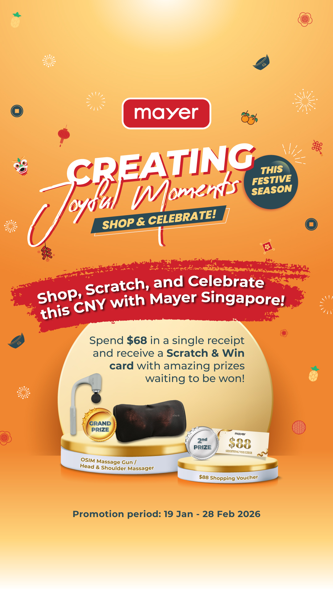 Mayer Singapore Facebook ad from Jan 26, 2026