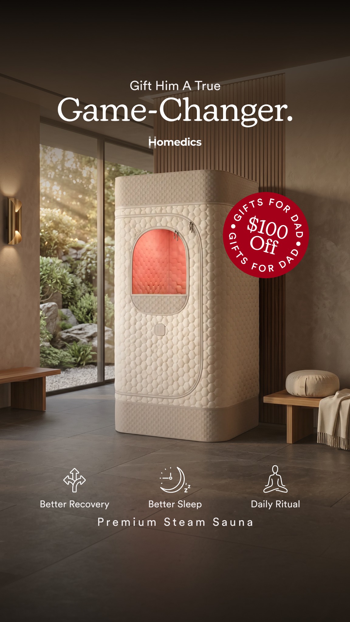 Homedics Facebook ad