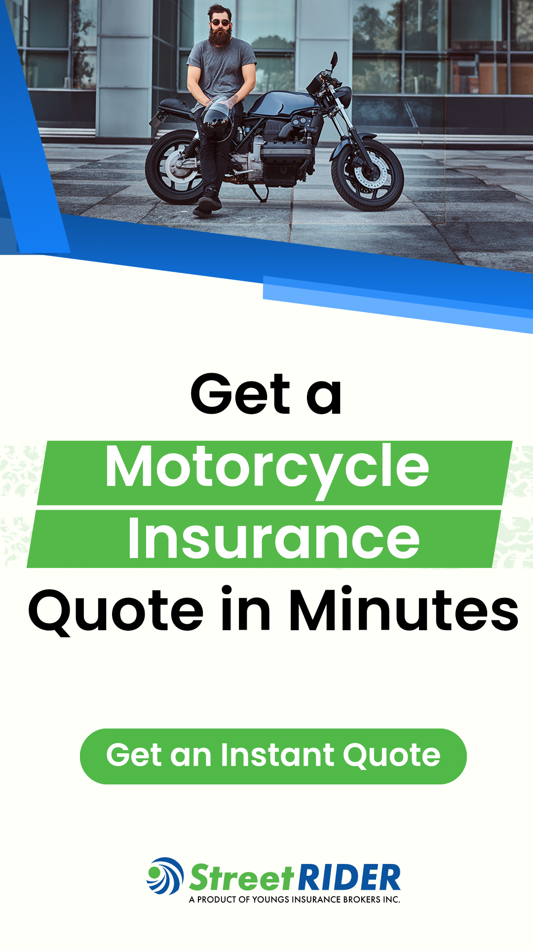 StreetRider Insurance Facebook ad