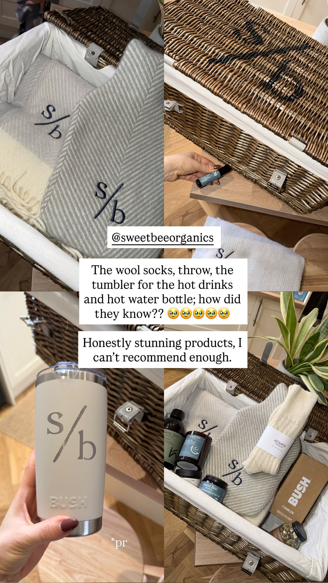 Sweet Bee Organics Facebook ad