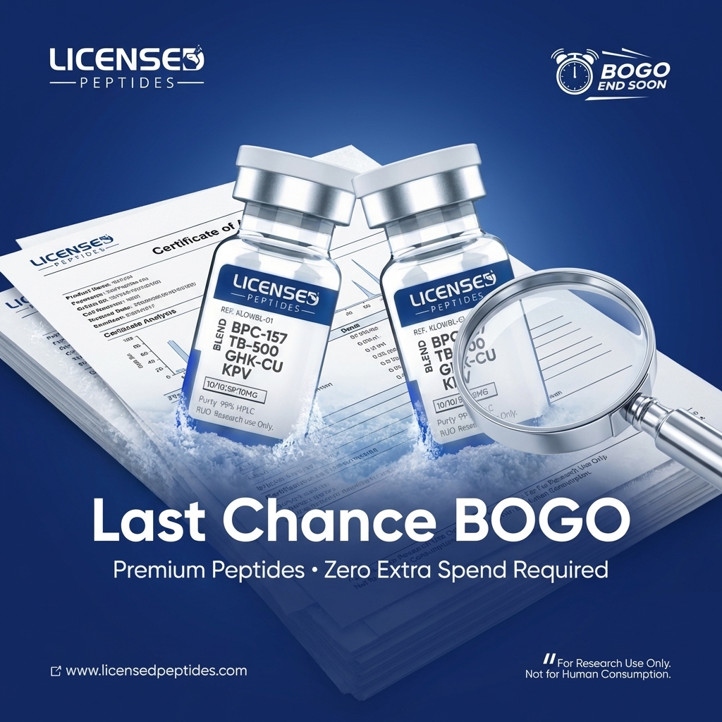 LicensedPeptides Facebook ad