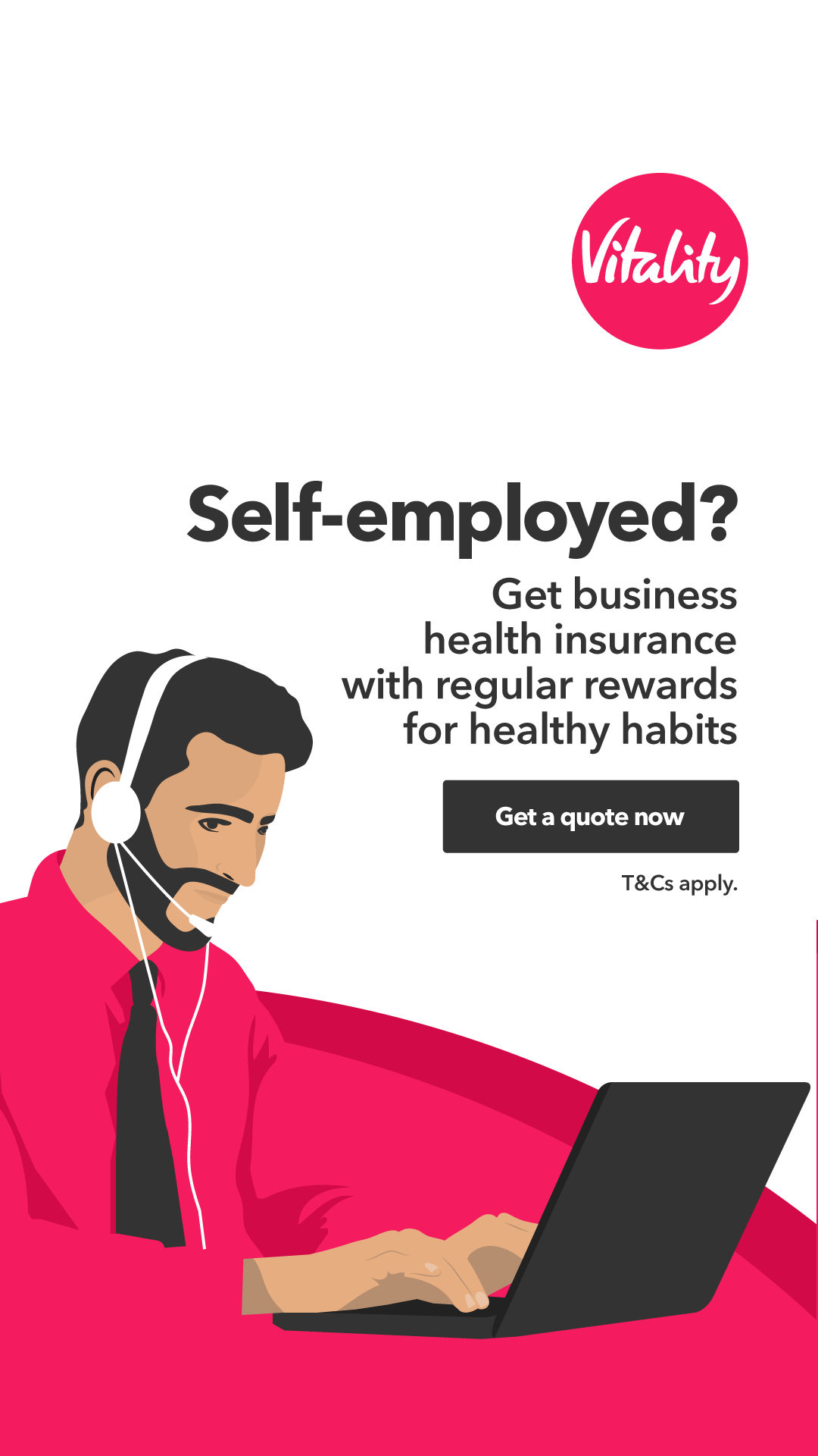 Vitality UK Facebook ad
