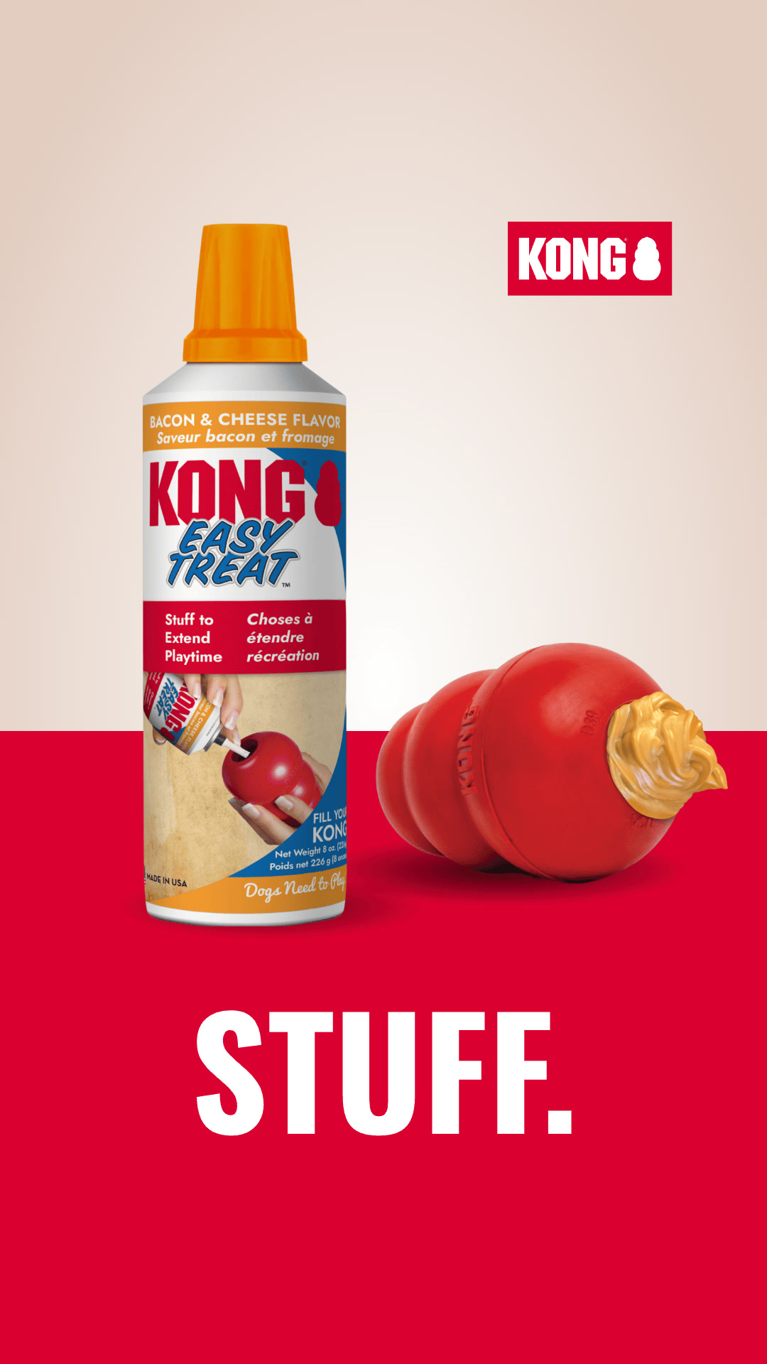 KONG Facebook ad: Dogs Love KONG