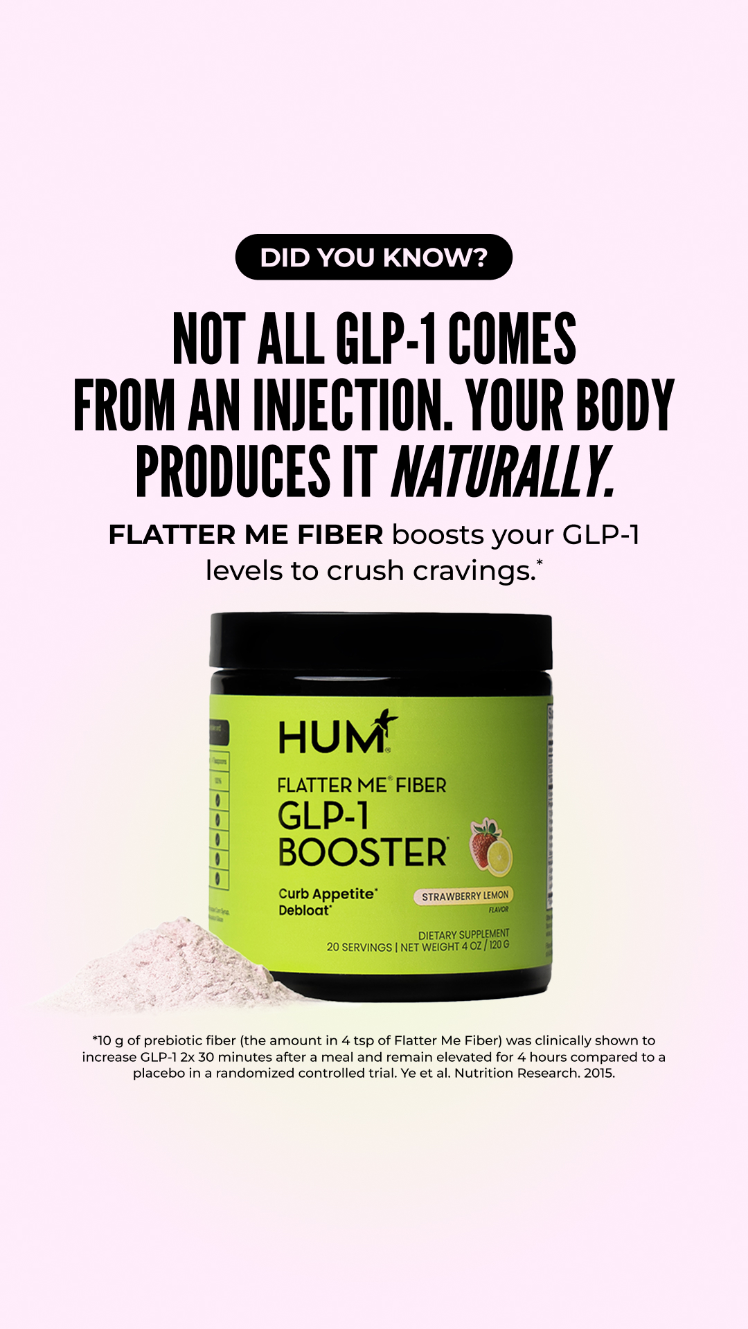 HUM Nutrition Facebook ad