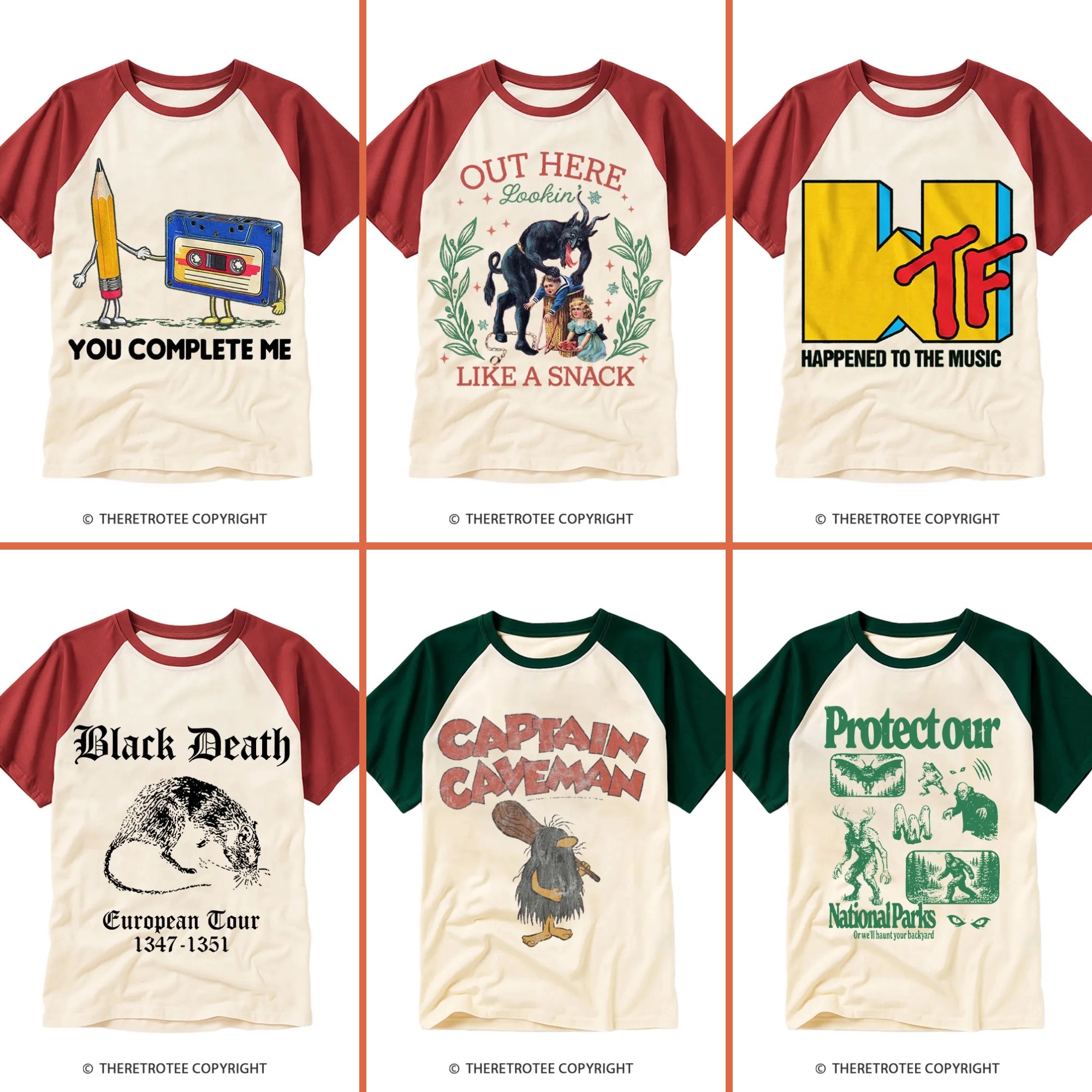 The RetroTee Facebook ad: Vintage Tees for the Curious
