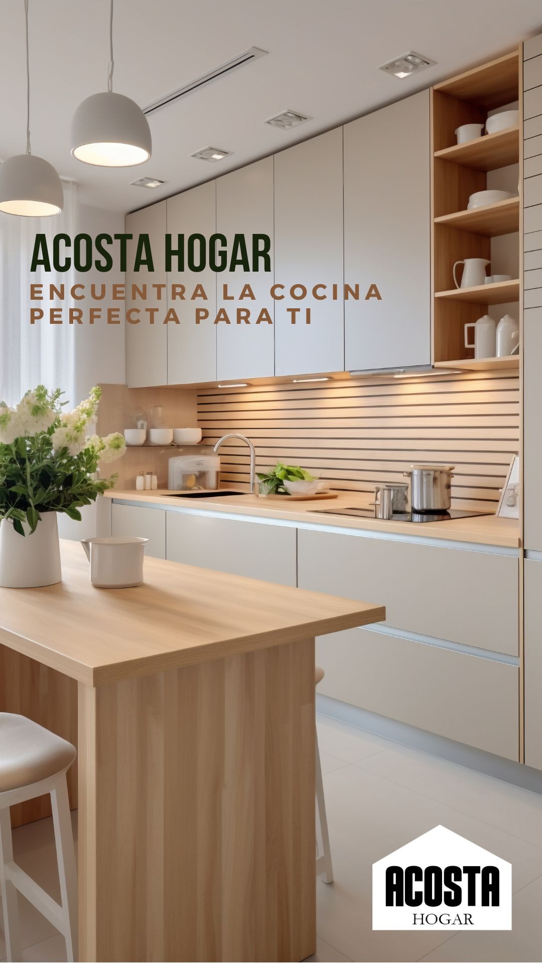 Acostahogar Facebook ad: Presupuesto gratis · Cita previa