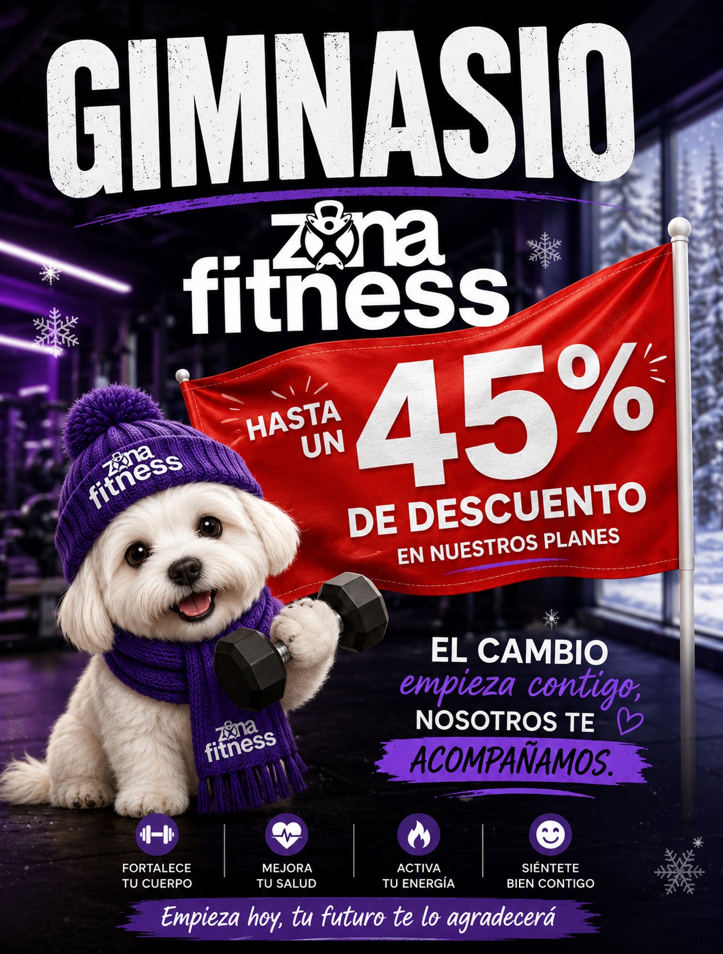 Zona fitness Facebook ad